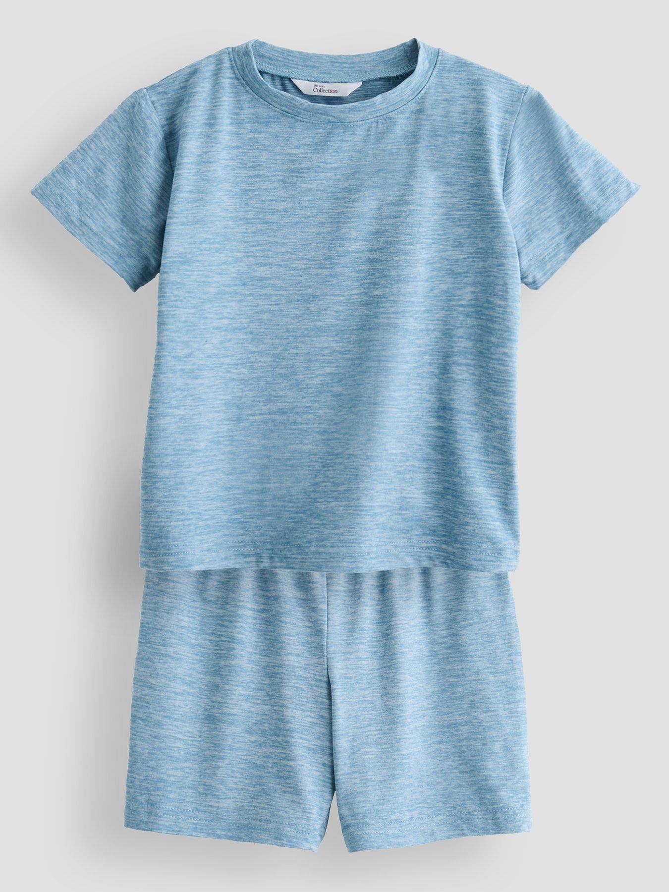 Image 3 of 6 of The Very Collection Boys 2 Pack Lounge Shortie Pyjamas
