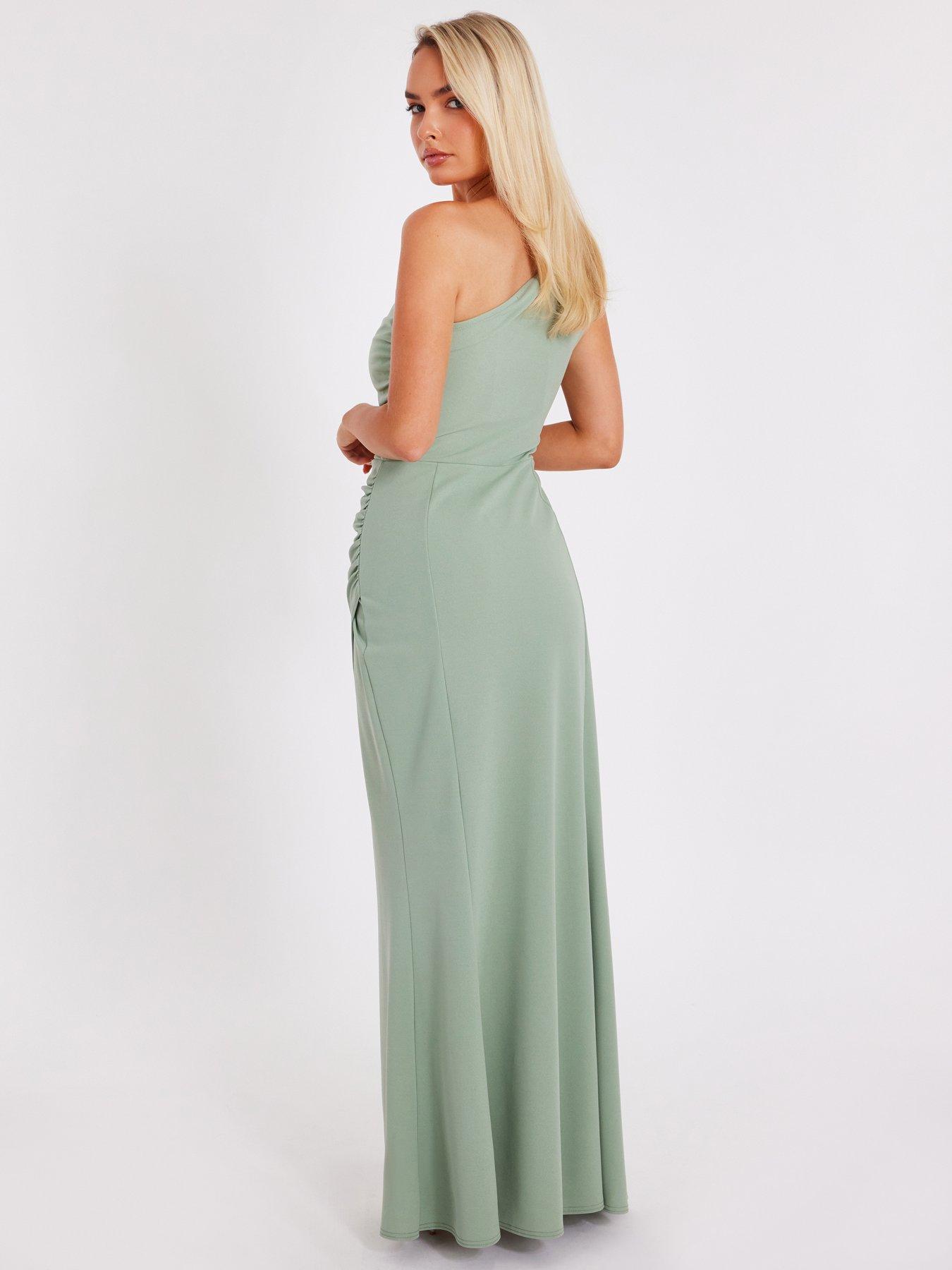 Quiz Green Corsage Maxi Dress | Very