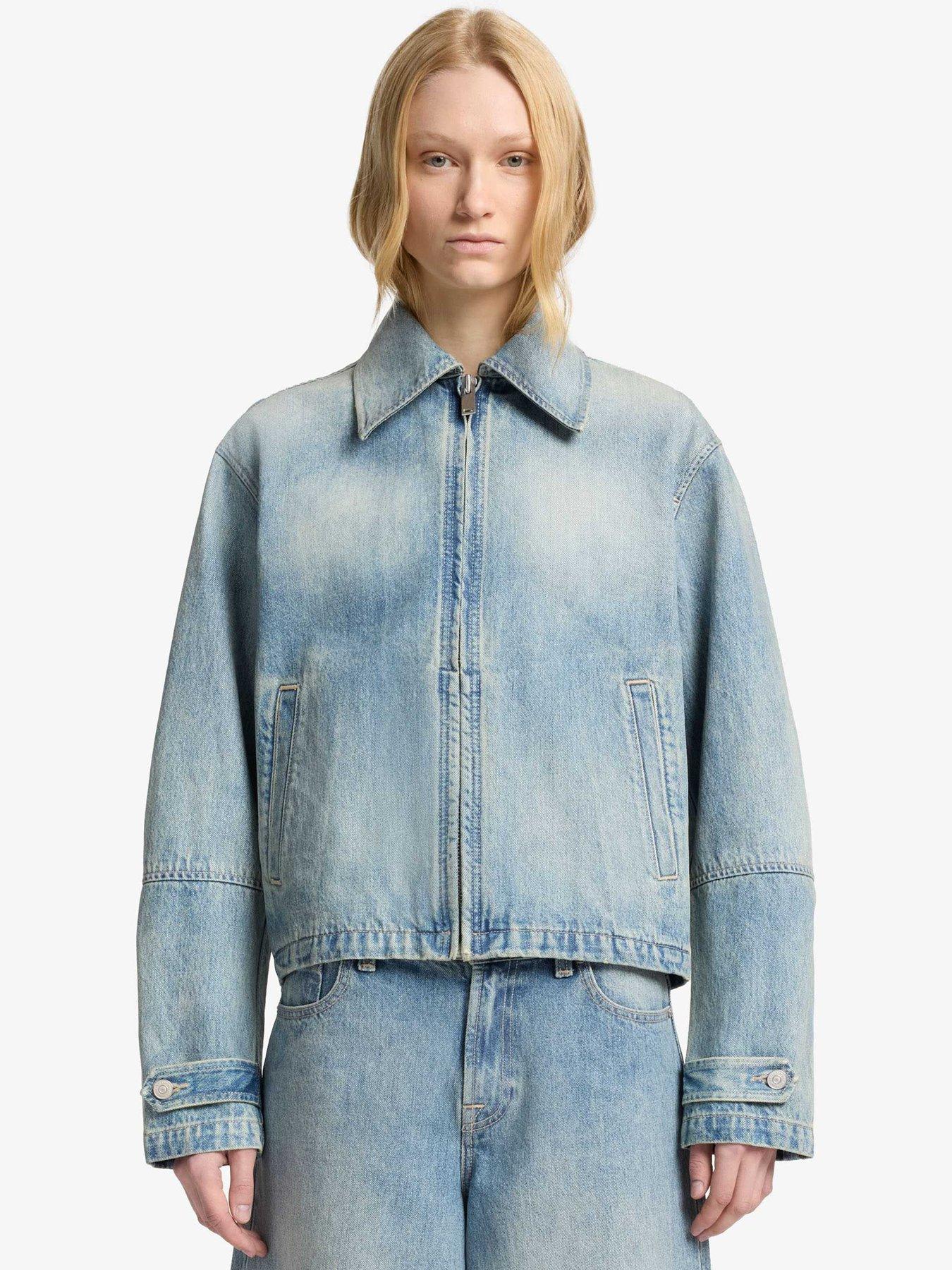 undefined Coated Workwear Jacket - Mid Wash