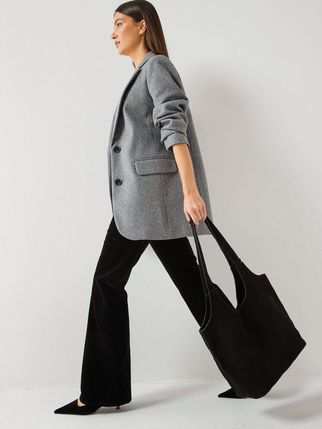 Image 3 of 6 of 7 FOR ALL MANKIND Corduroy Twisted Dojo Tailorless Flare Jeans - Black