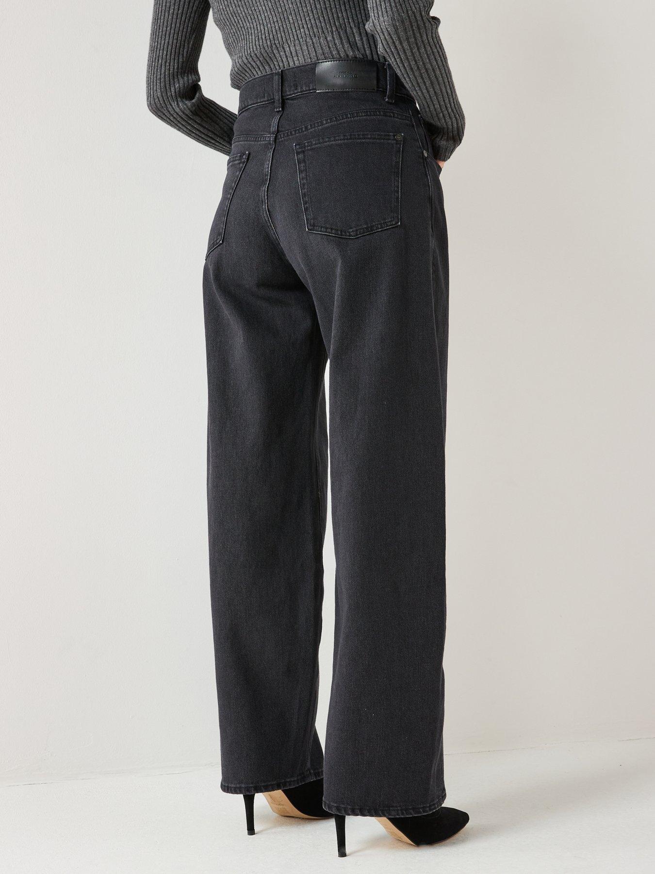 Image 2 of 6 of 7 FOR ALL MANKIND Twisted Bonnie Balloon Fit Jeans - Black