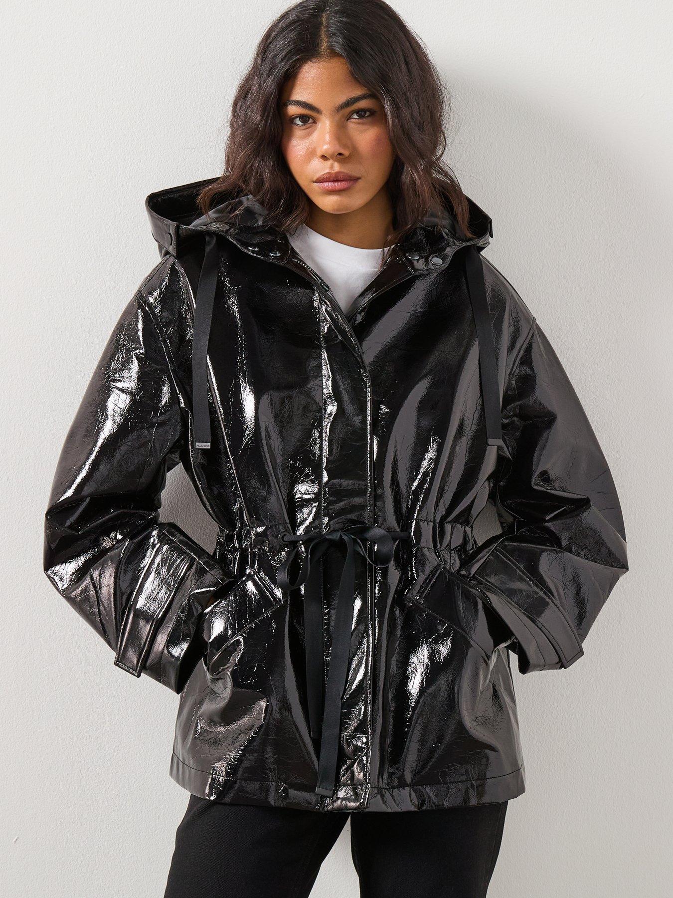 AllSaints Kelsie Shine Jacket - Black