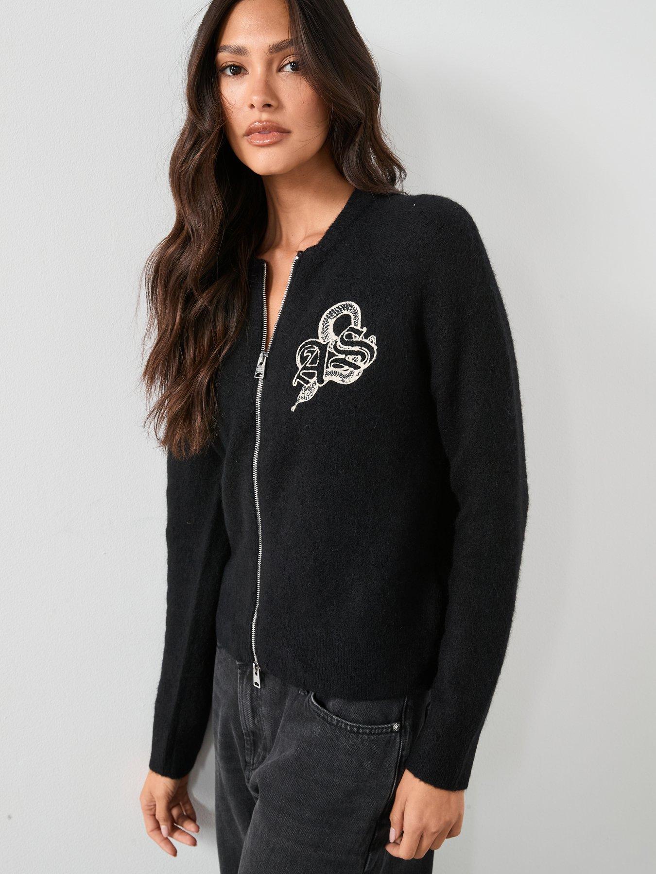 AllSaints Jaqueline Bomber Jacket - Black