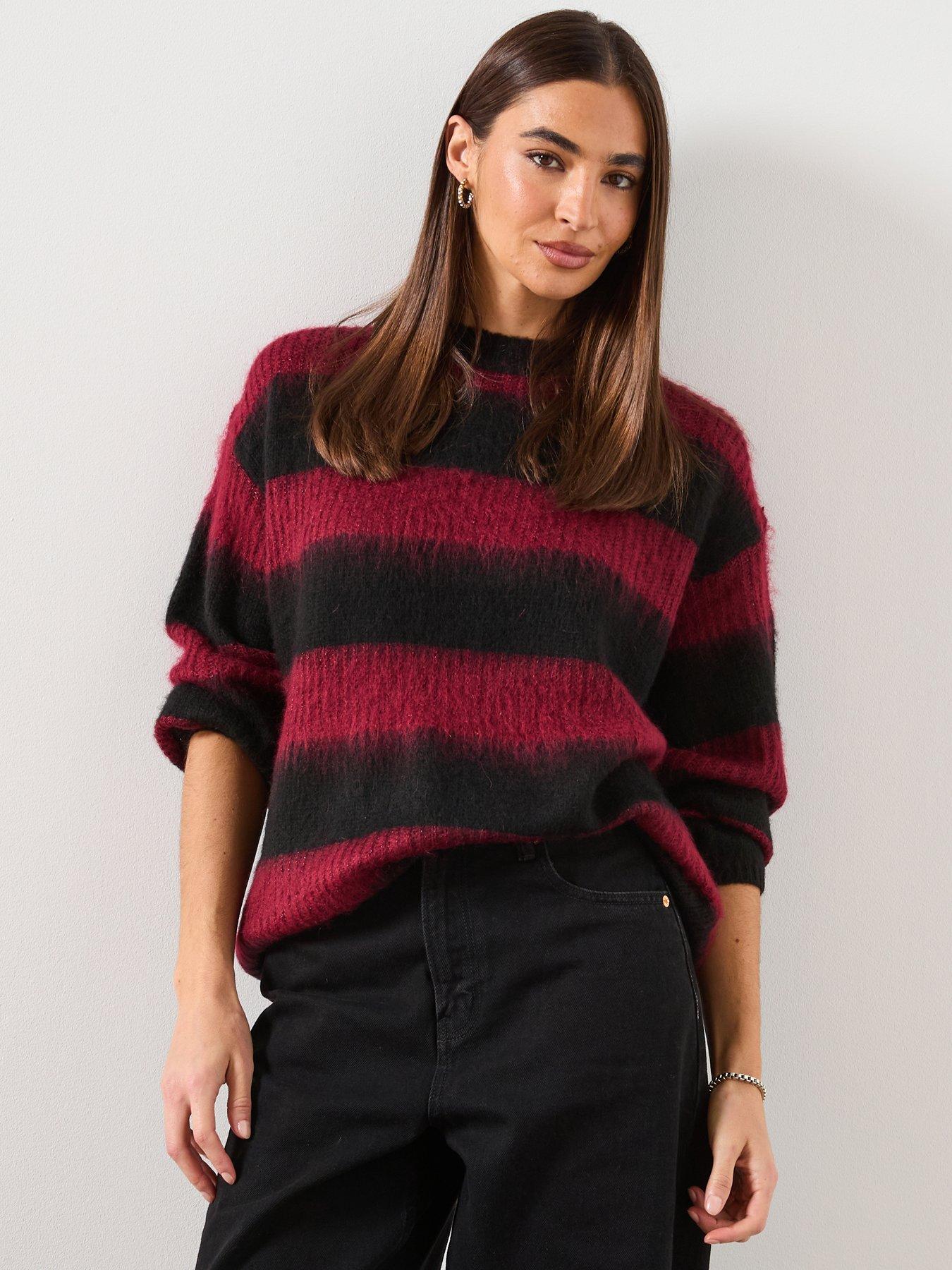 AllSaints Onyx Jumper, Black, Size M, Women