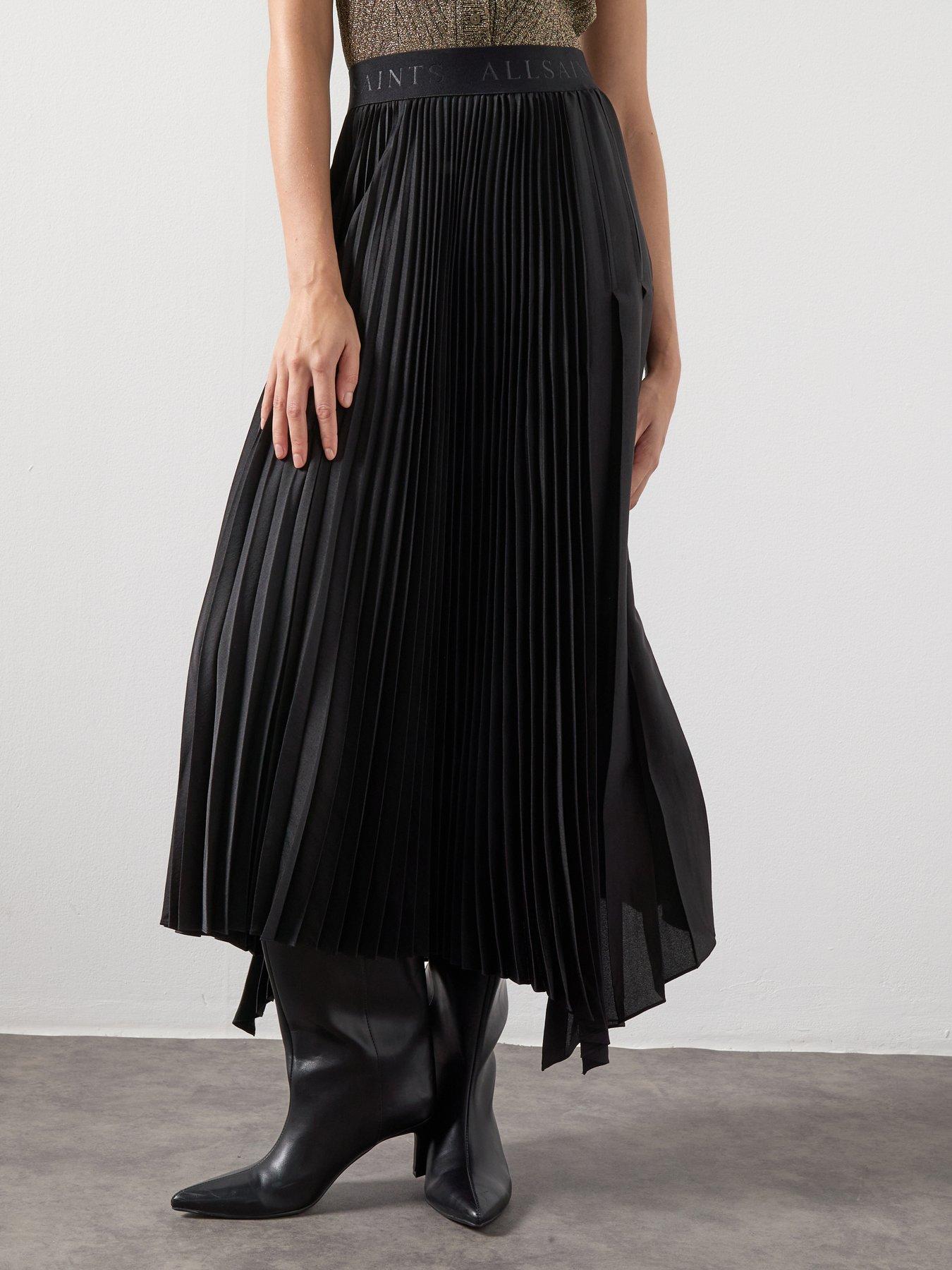 AllSaints Jax Skirt, Black, Size 16, Women