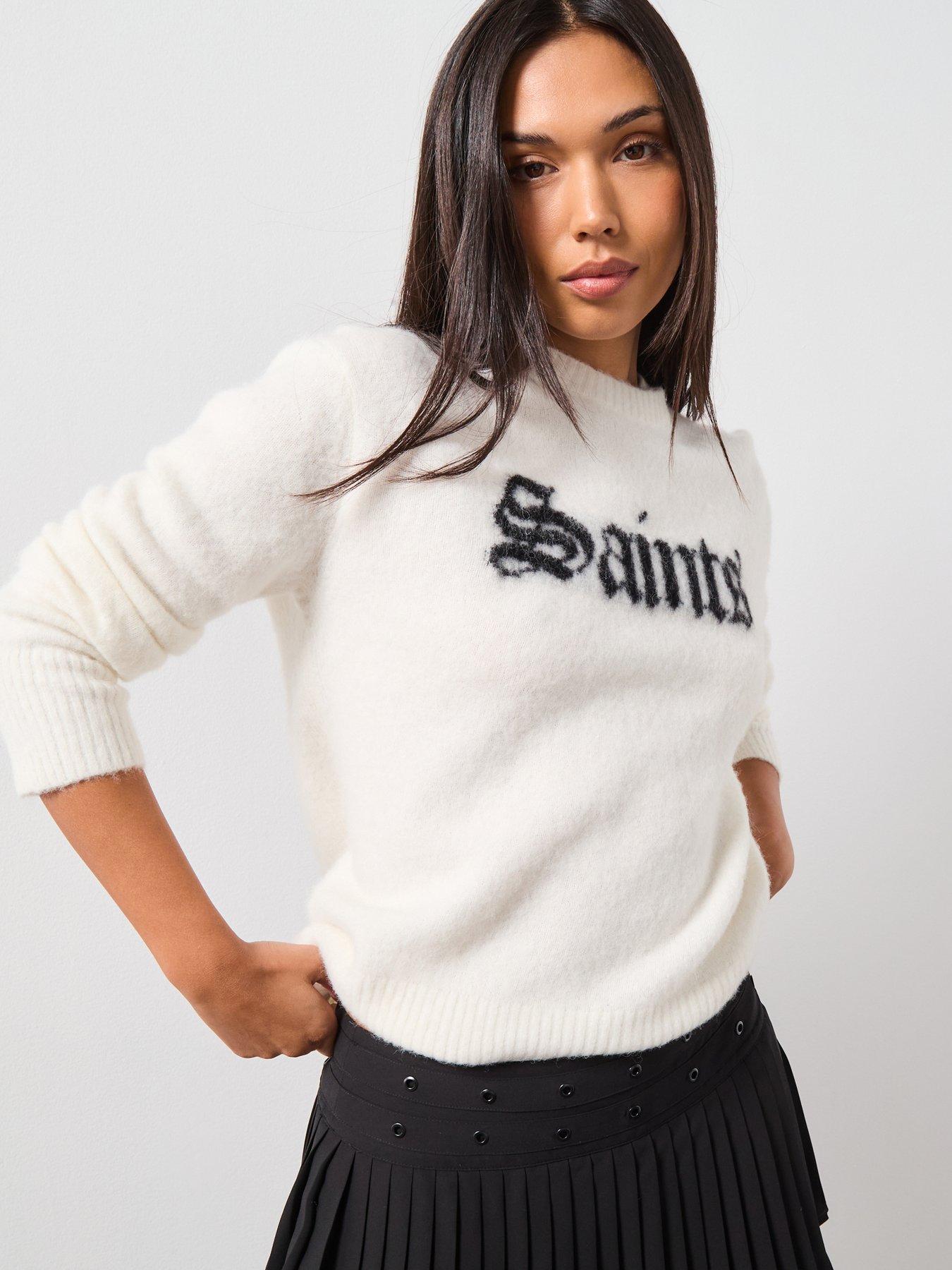 AllSaints Saint Crew - White