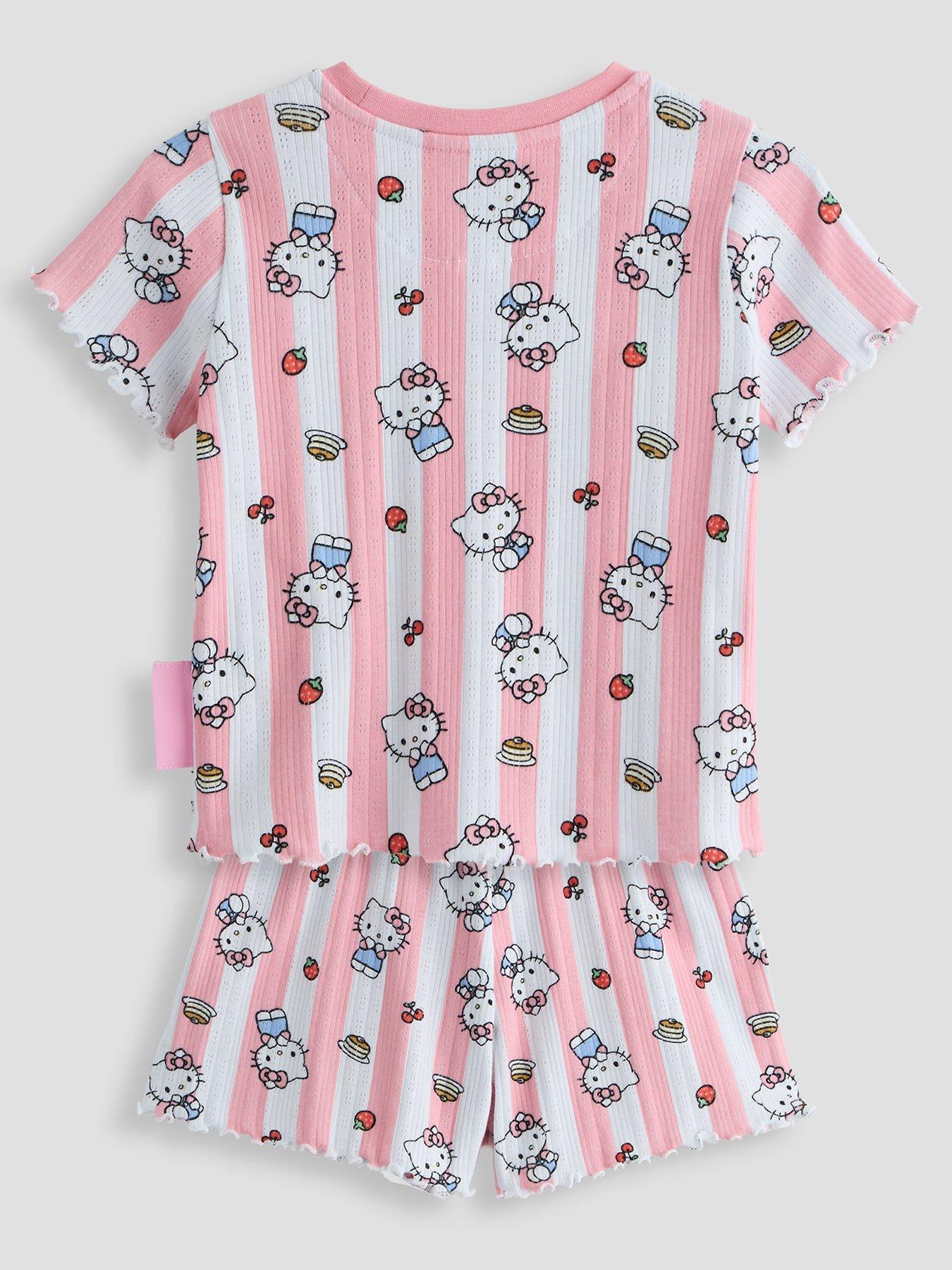 Image 2 of 5 of The Very Collection Hello Kitty Pointelle Pyjama - Pink