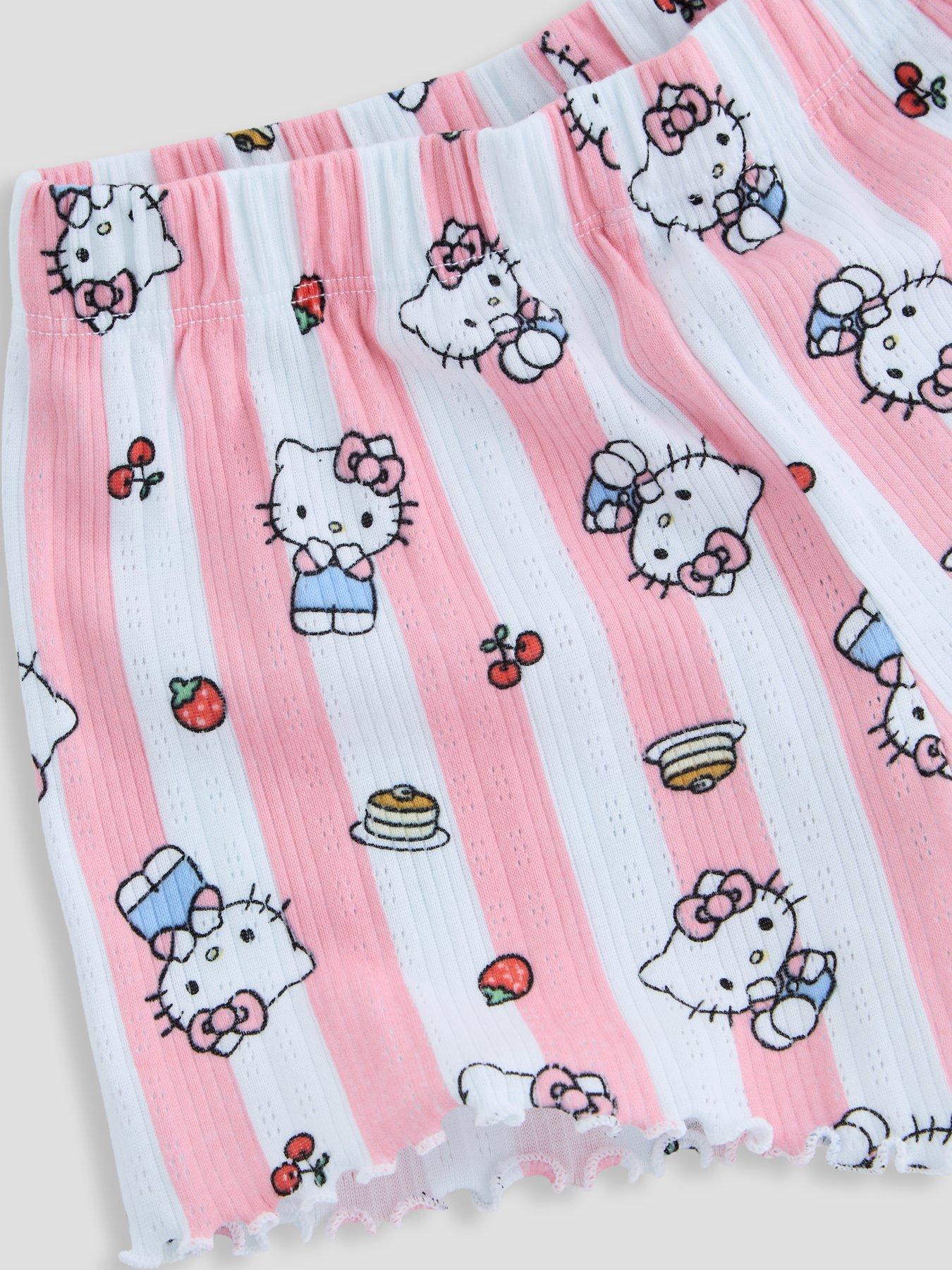 Image 4 of 5 of The Very Collection Hello Kitty Pointelle Pyjama - Pink