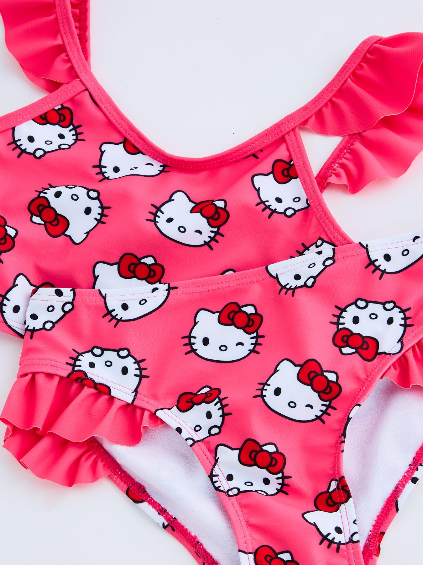 Image 3 of 4 of The Very Collection Hello Kitty Frill Strap Bikini Set