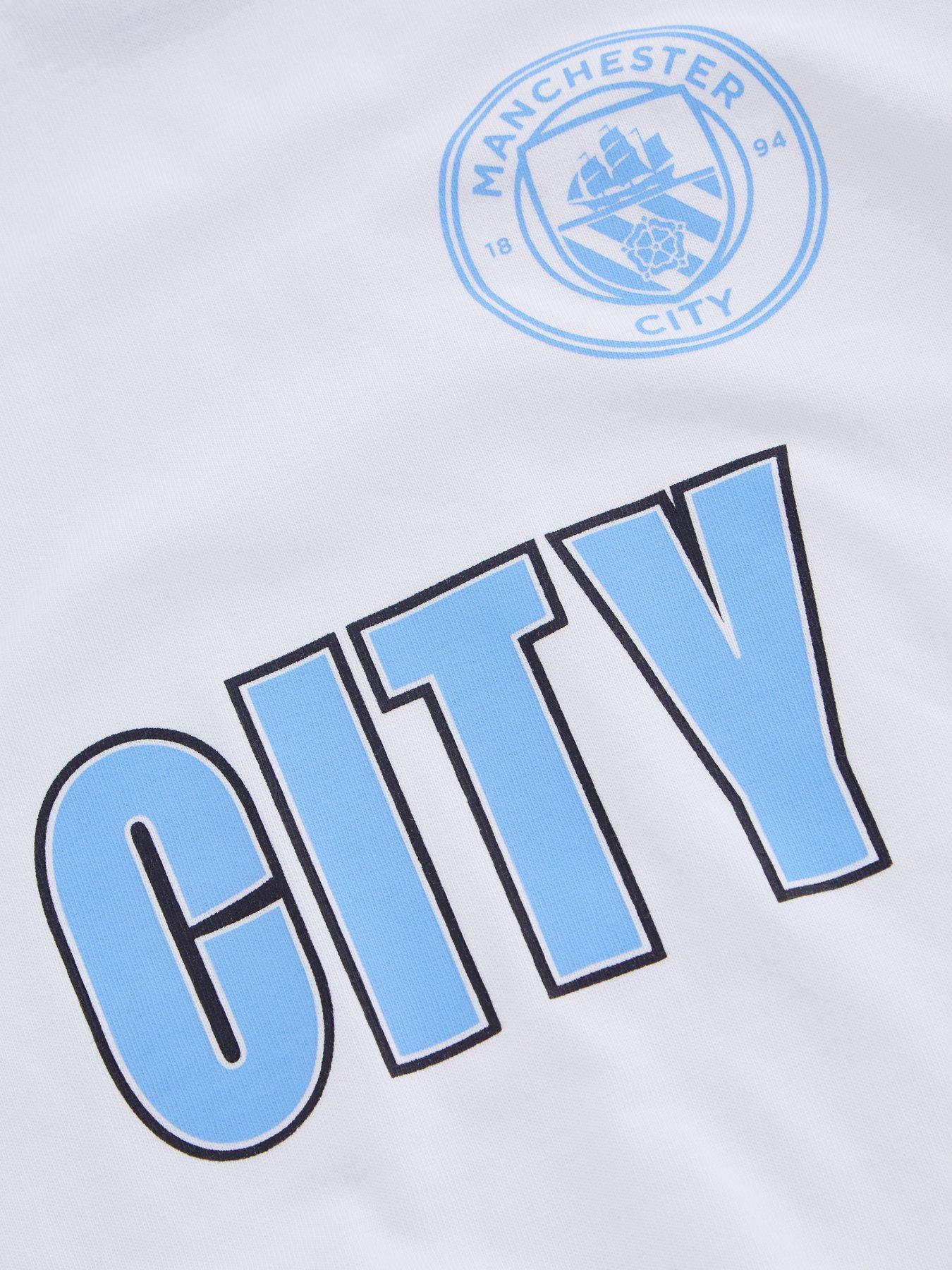 Image 3 of 6 of The Very Collection Man City FC Football V Neck Shortie Pyjama