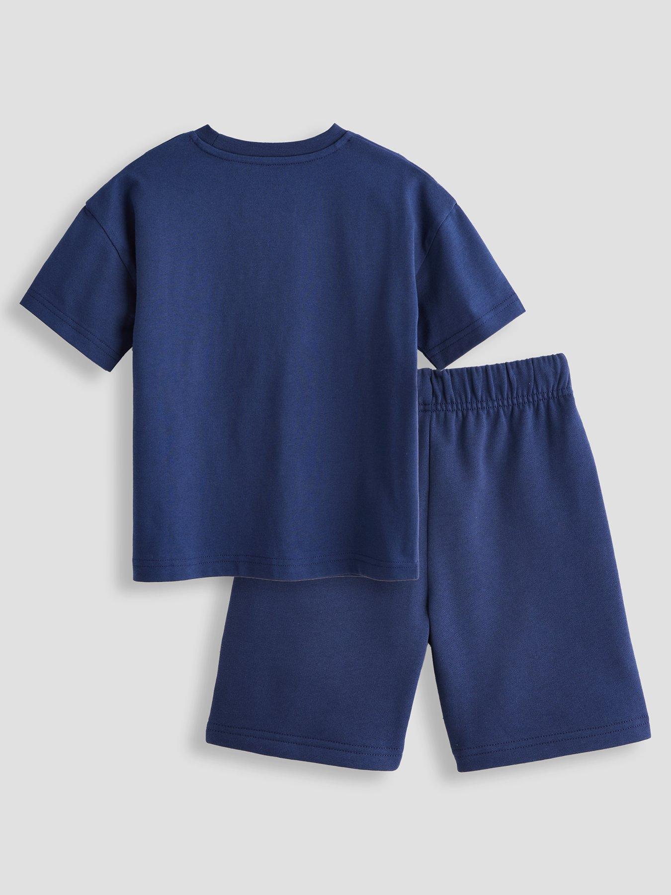 Image 2 of 4 of The Very Collection Pokemon T-Shirt And Sweat Short Set - Blue