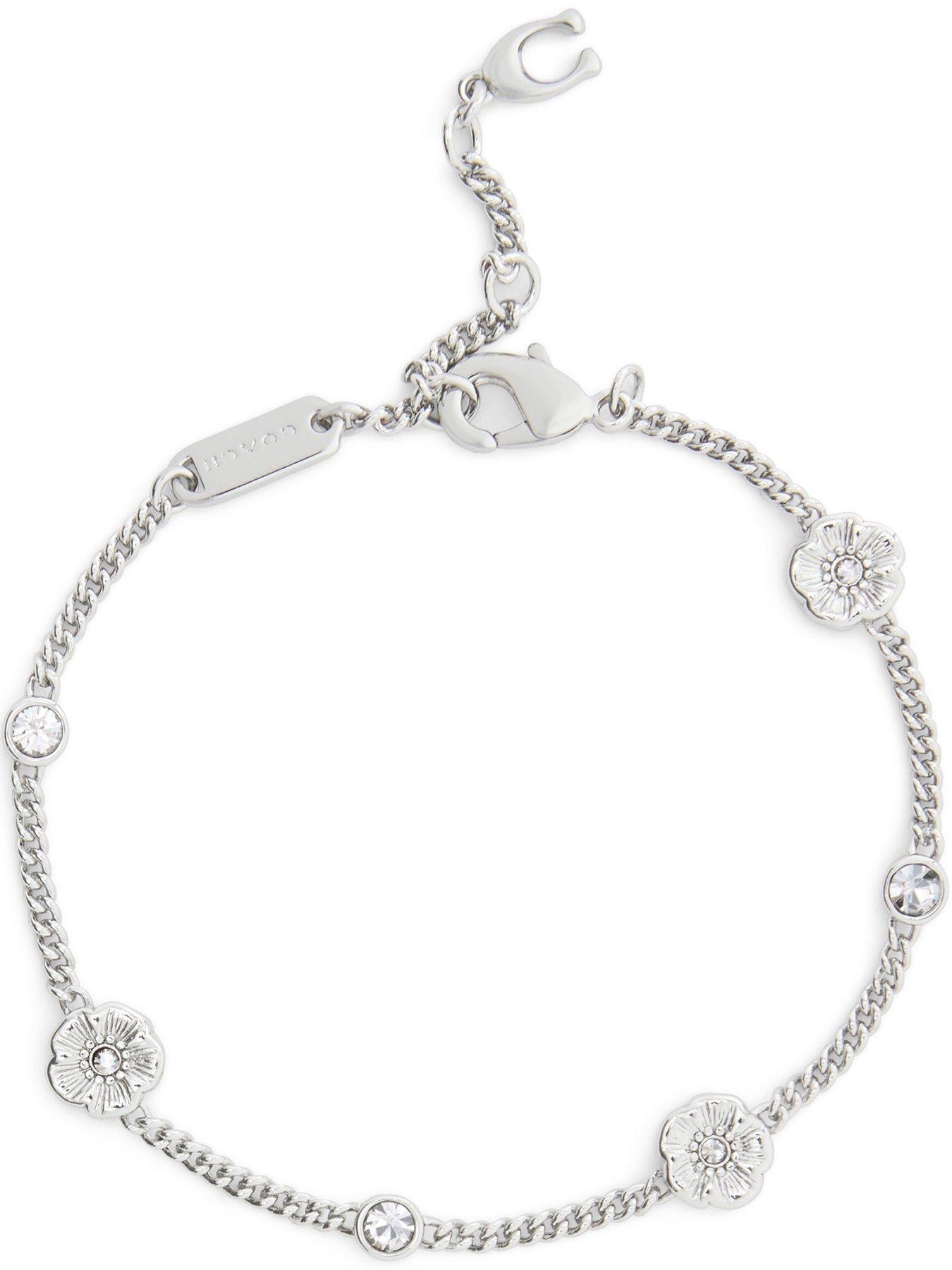 COACH Bracelet Textured Tearose - Silver