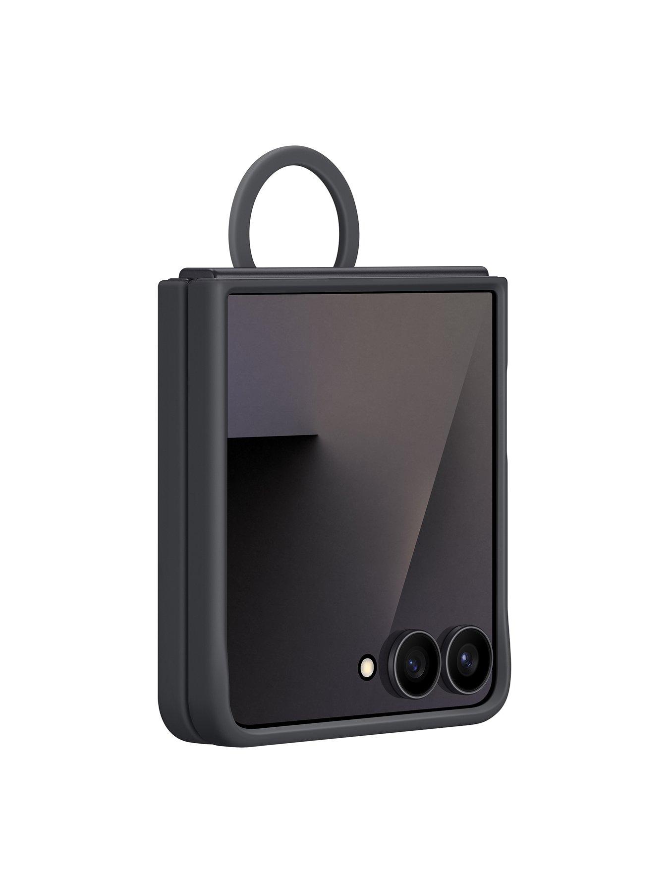 Image 3 of 6 of Samsung Ring Case (Silicone) for Galaxy Z Flip7&nbsp;- Black