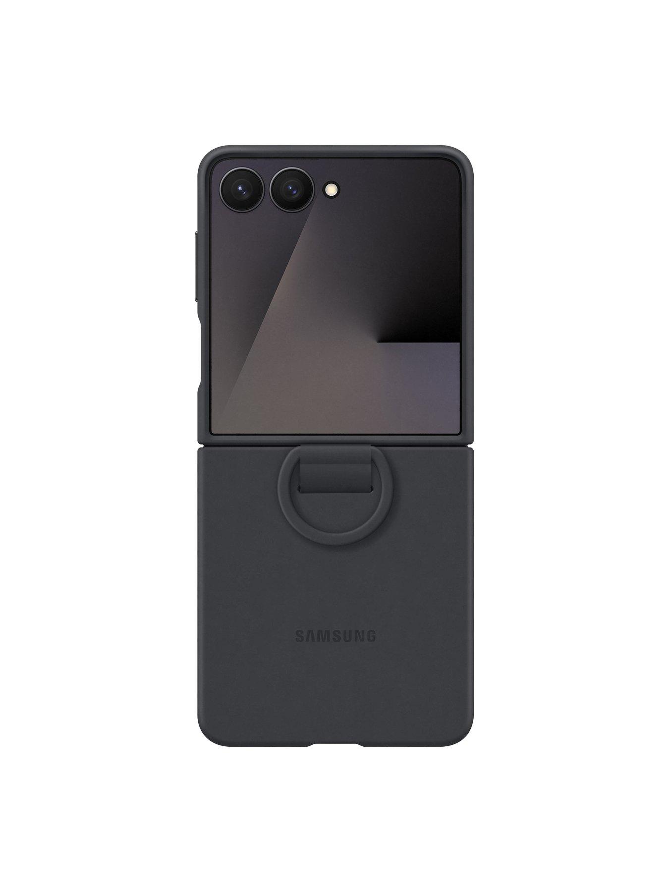 Image 4 of 6 of Samsung Ring Case (Silicone) for Galaxy Z Flip7&nbsp;- Black