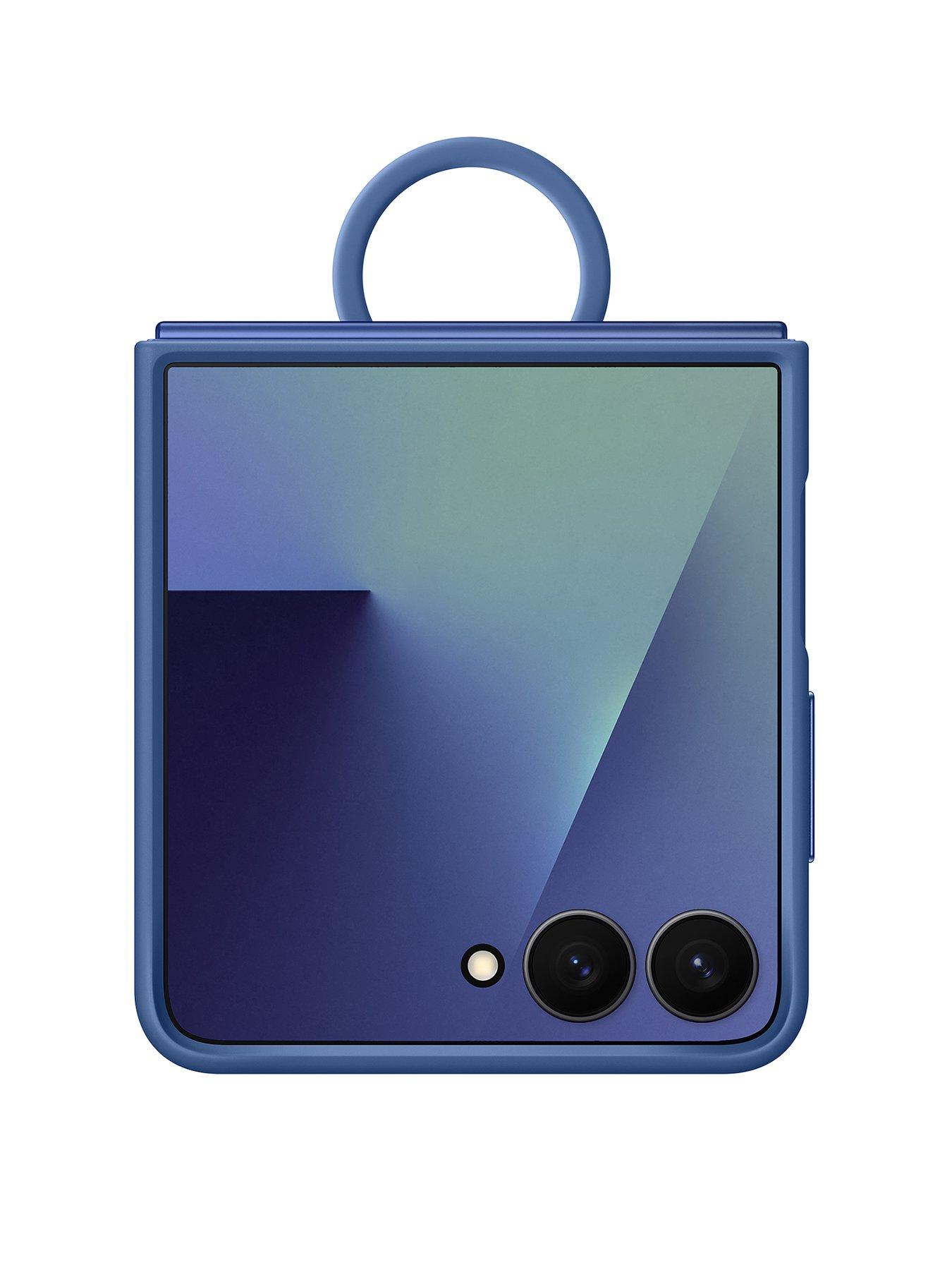 undefined Ring Case (Silicone) for Galaxy Z Flip7 - Blue