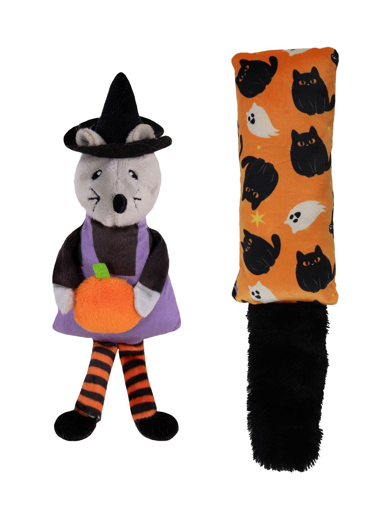 Rosewood Halloween Cat Gift Mina Mouse  &  Cat Kicker Toy Bundle