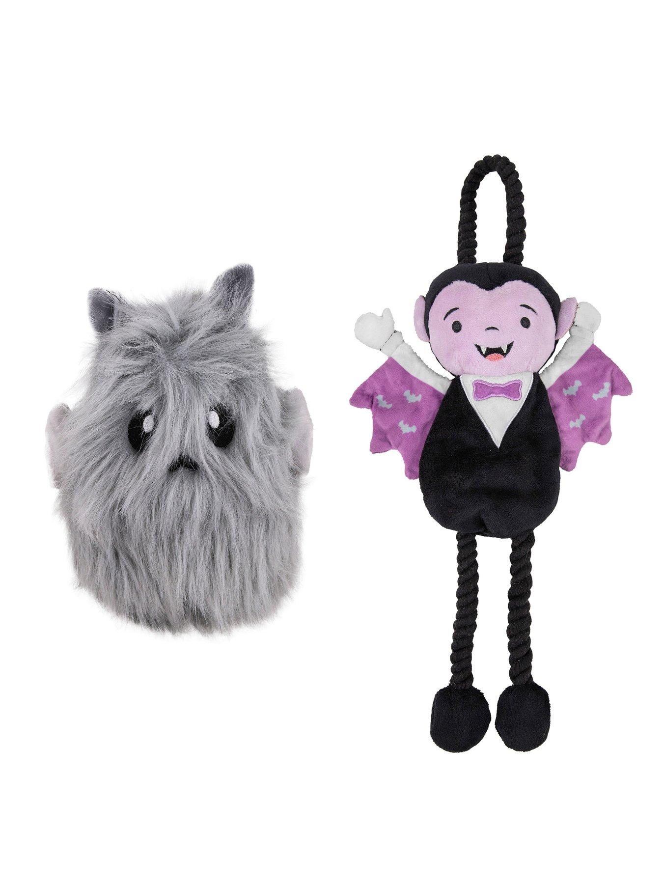 Image 1 of 6 of Rosewood Halloween Dog Gift Myrtle Monster & Victor Van Vampire Toy Bundle