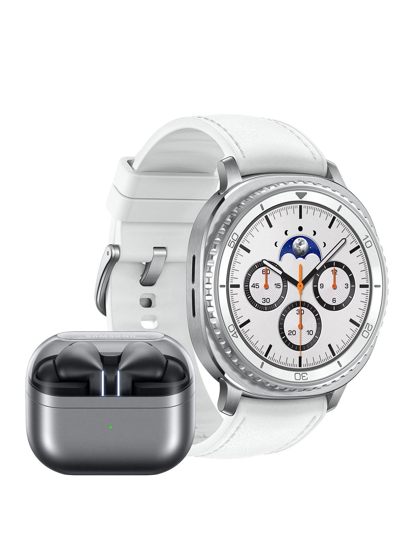 undefined Galaxy Watch8 Classic 46mm BT White and Buds3 Pro Silver, with Galaxy AI