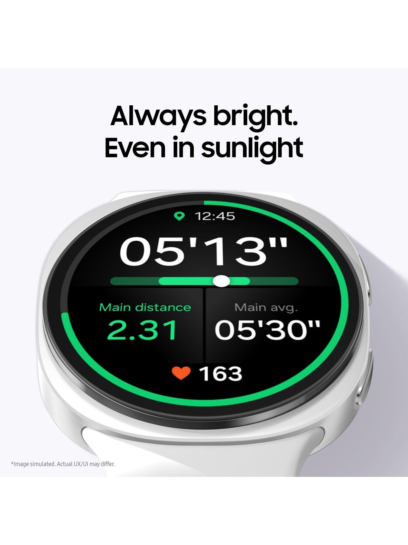 Image 6 of 8 of Samsung Galaxy Watch8 44mm LTE Graphite and Buds3 Silver, with Galaxy AI