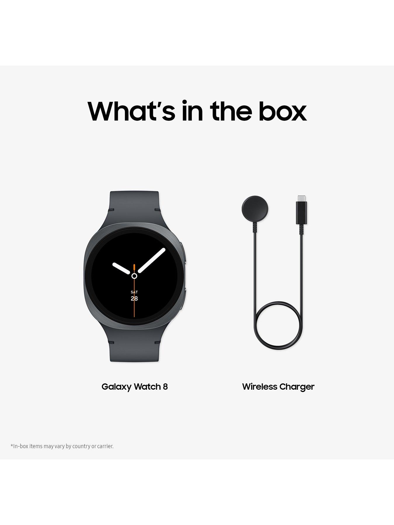 Image 7 of 8 of Samsung Galaxy Watch8 44mm LTE Graphite and Buds3 Silver, with Galaxy AI