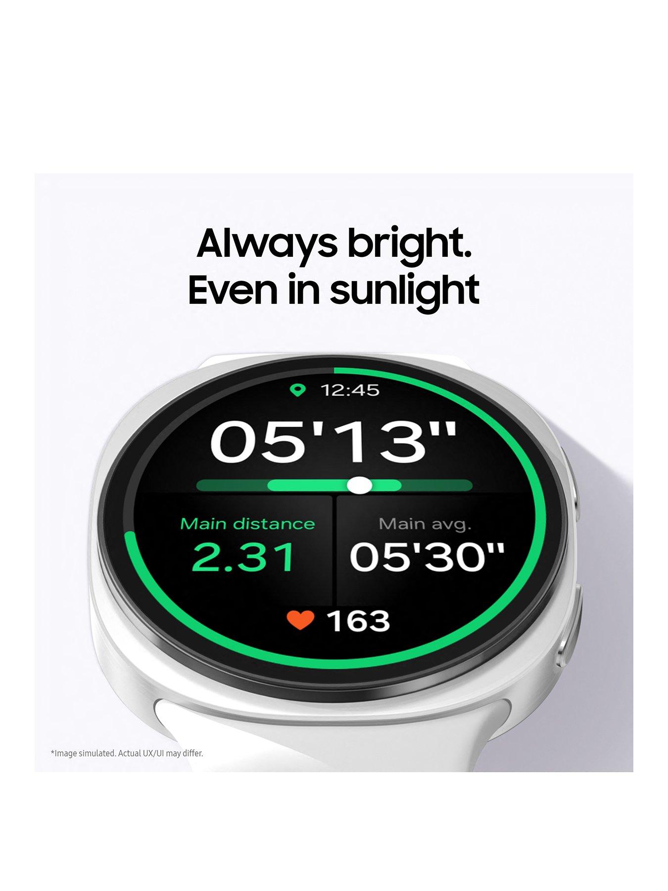 Image 3 of 8 of Samsung Galaxy Watch8 40mm BT Silver and Buds3 Silver, with Galaxy AI