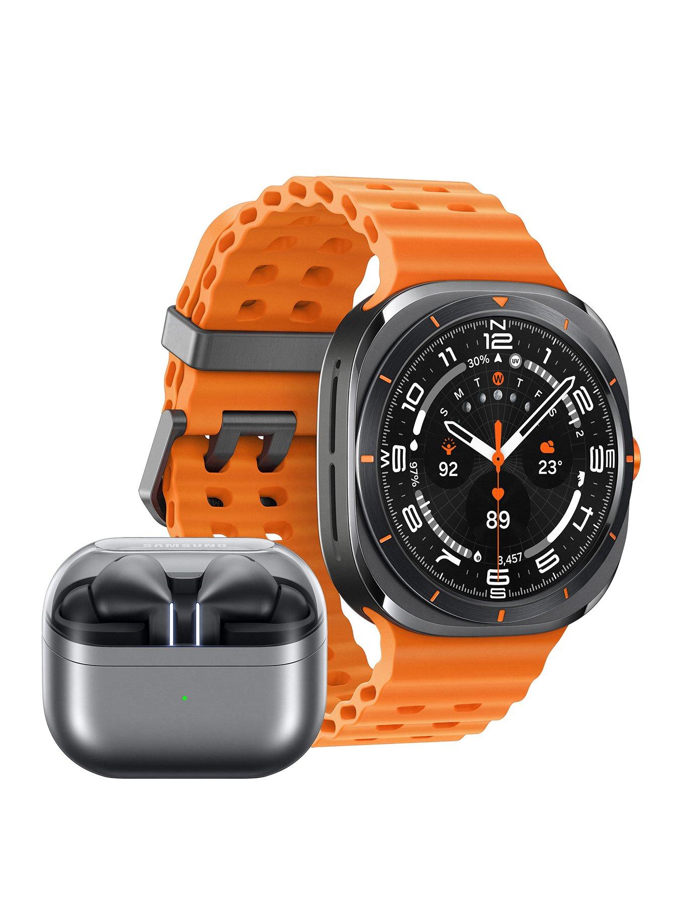 undefined Galaxy Watch Ultra (2025) 47mm, Titanium Grey and Buds3 Pro Silver with Galaxy AI