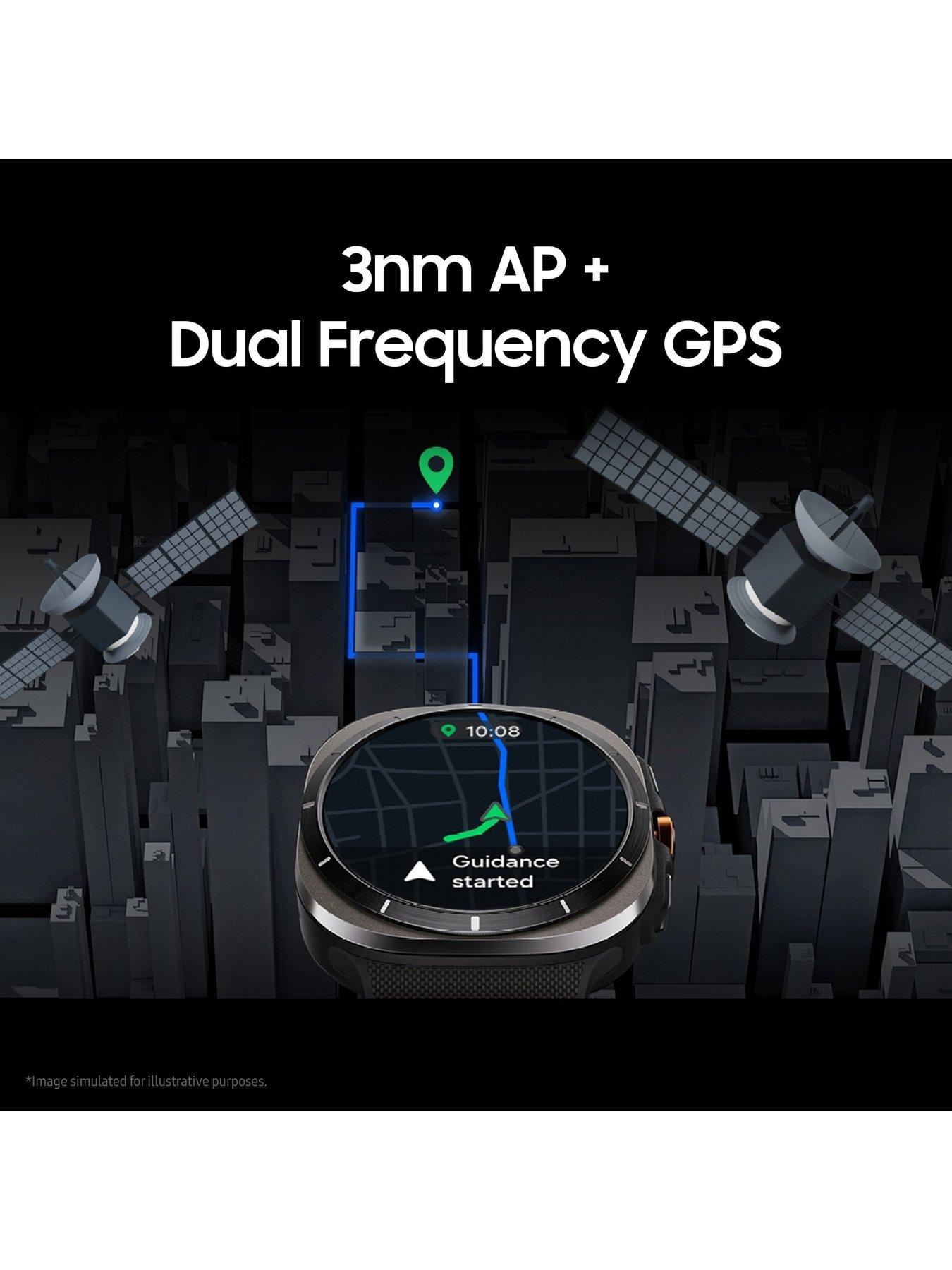 Image 3 of 7 of Samsung Galaxy Watch Ultra (2025) 47mm, Titanium Silver and Buds3 Pro Silver with Galaxy AI