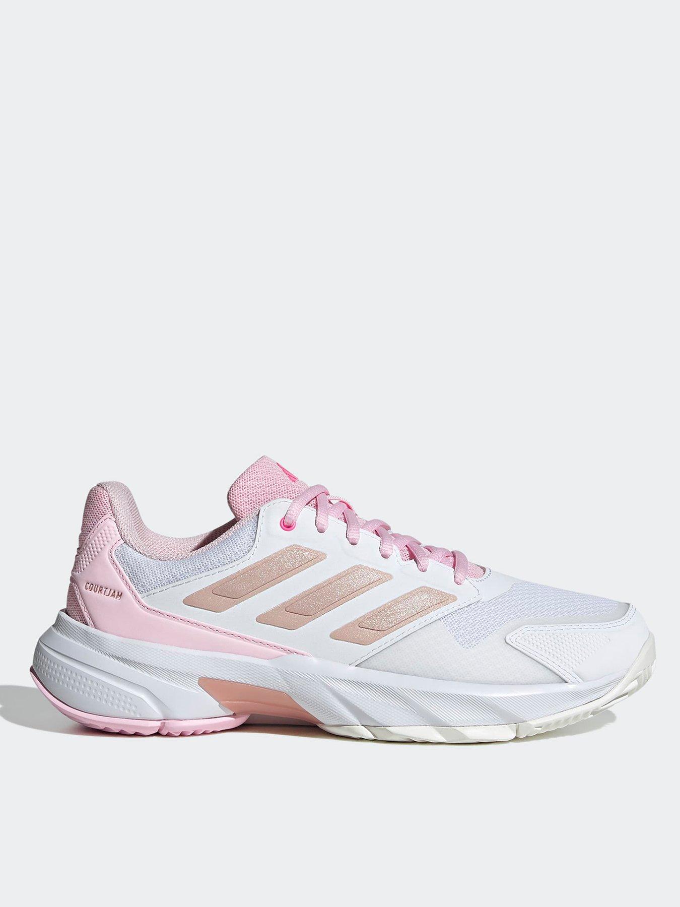 adidas Womens Tennis Courtjam Control 3 Shoe - White