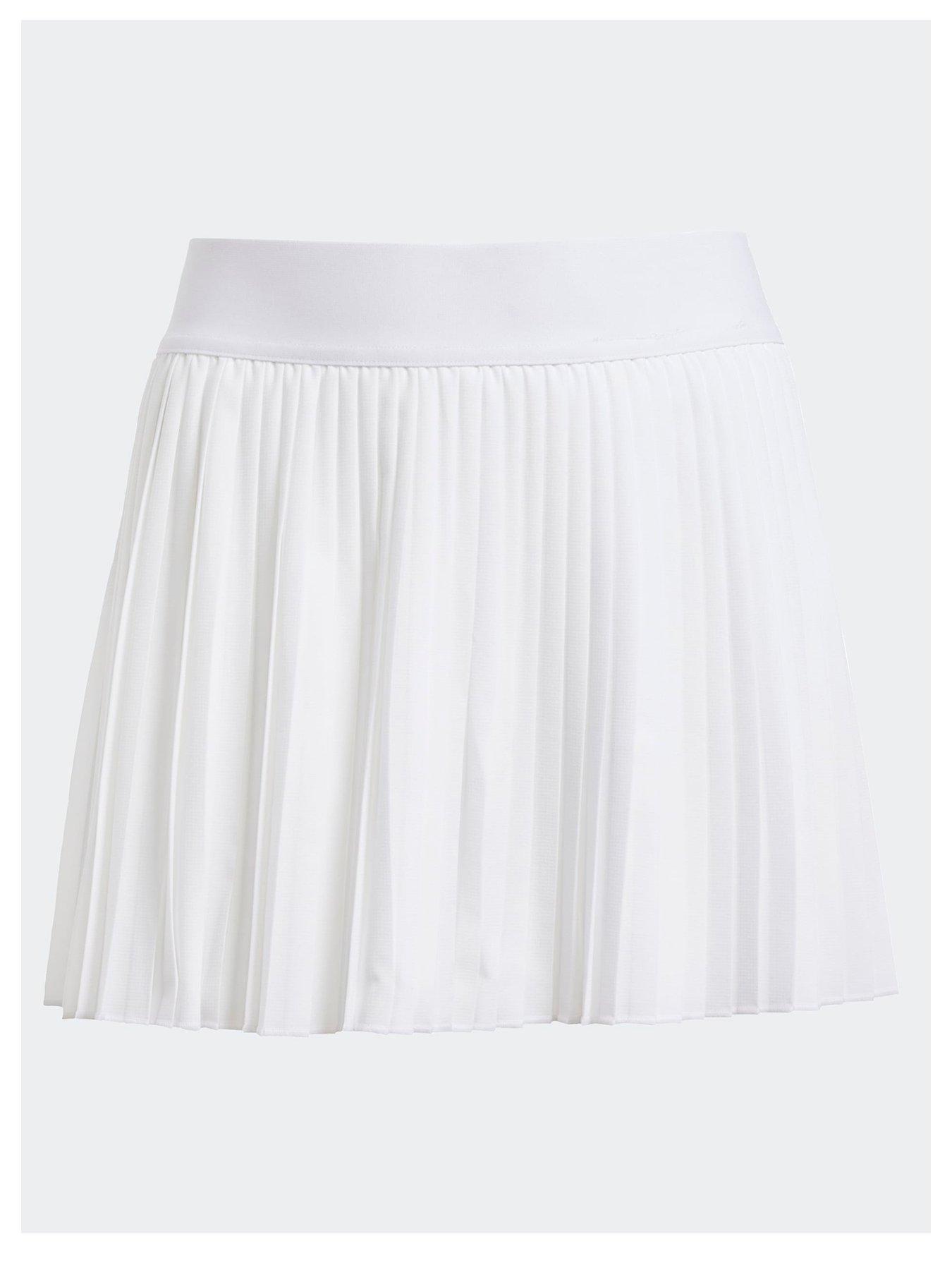undefined Girls Tennis Club Pleated Skirt - White