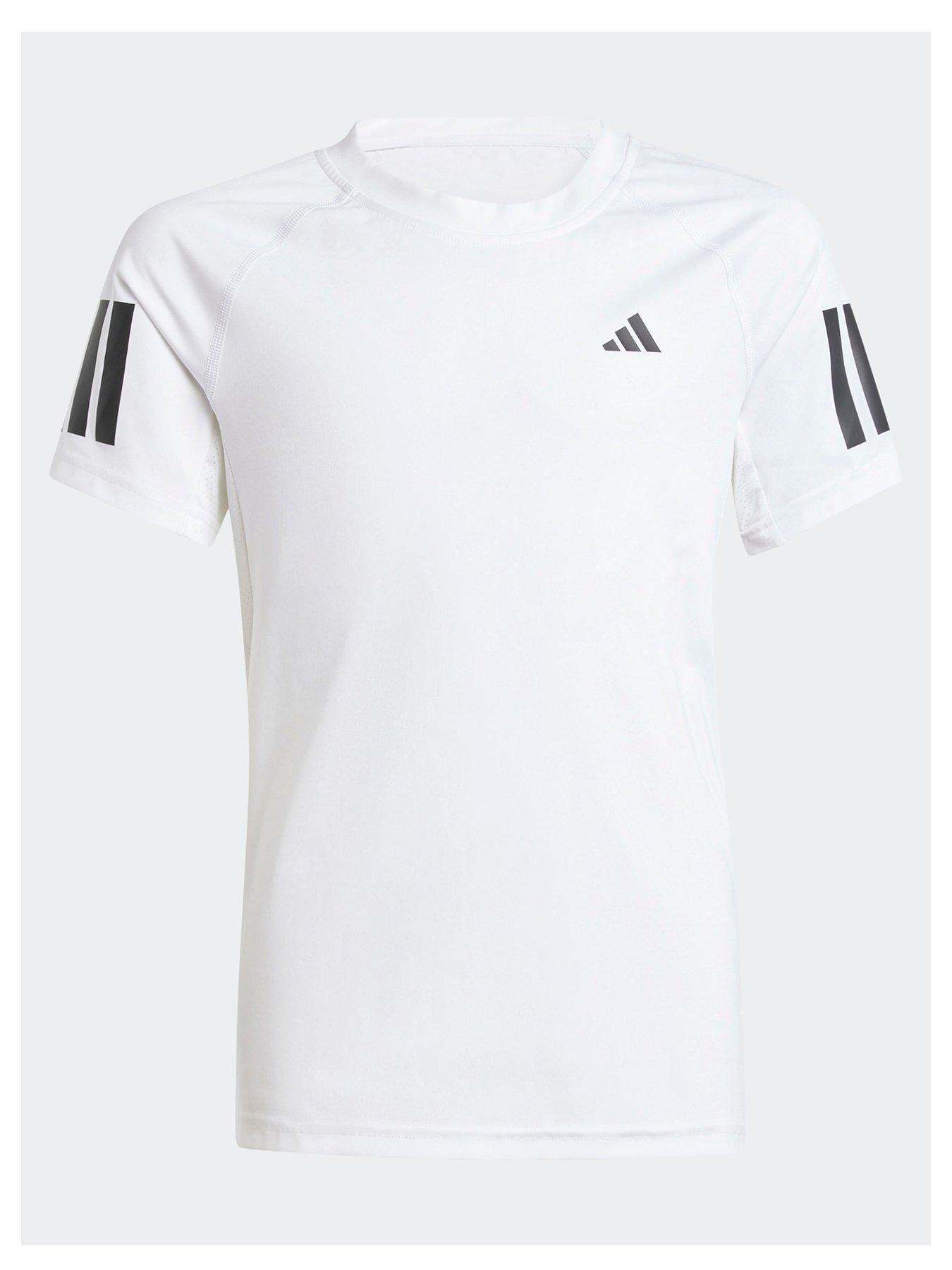 Adidas Girls Tennis Club Tee - White