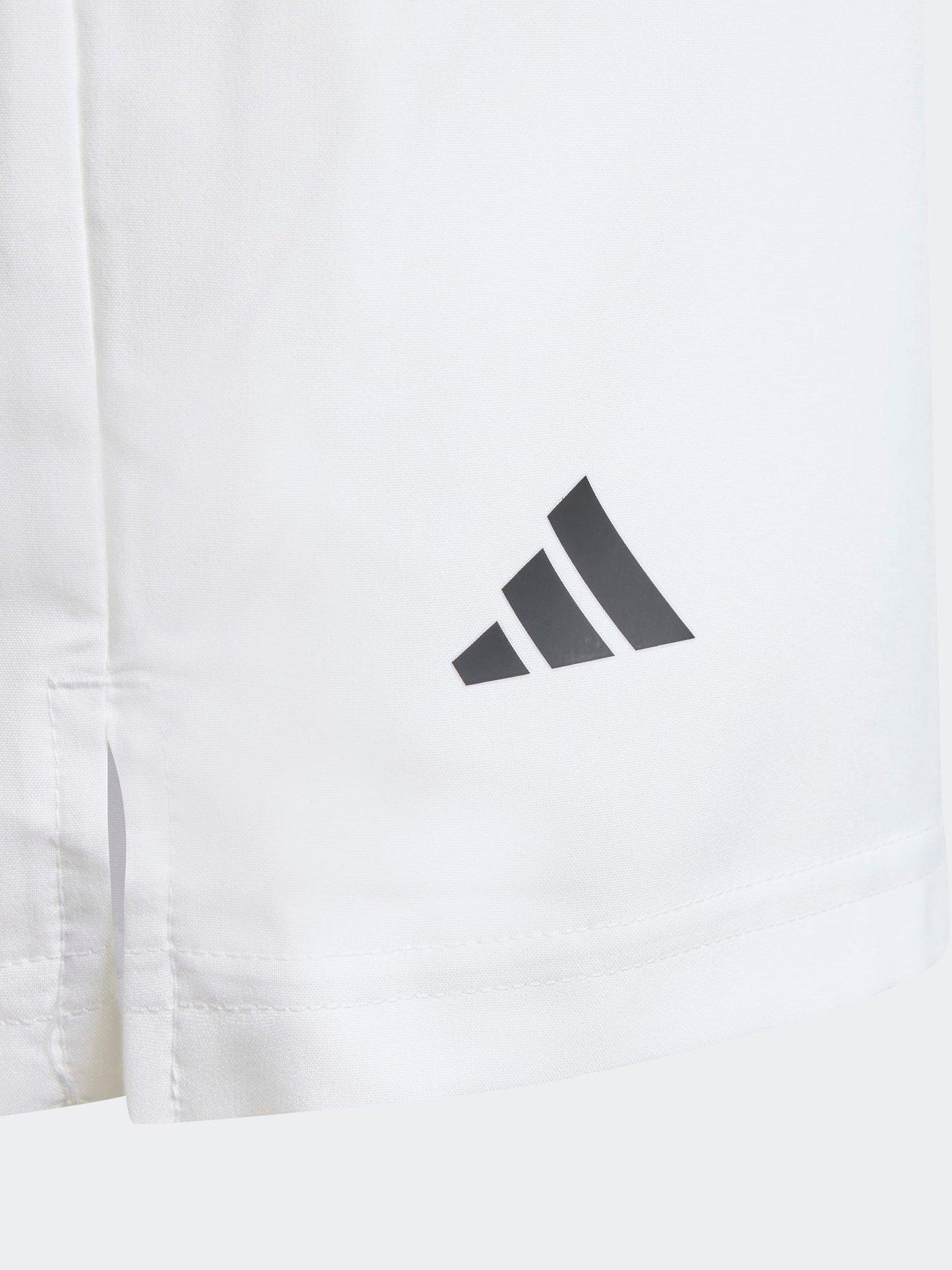 Image 3 of 5 of adidas Boys Tennis Club 3 Stripe Short - White