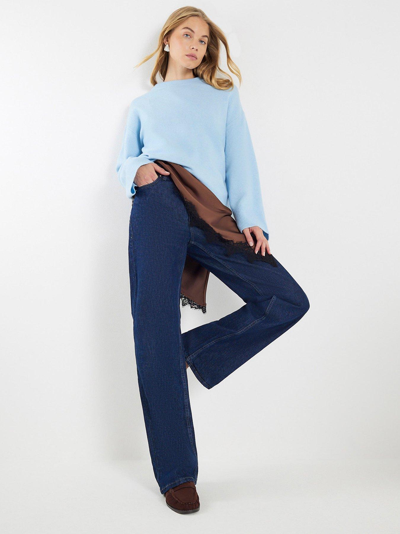 River Island Relaxed Straight Massimo Jeans - Blue