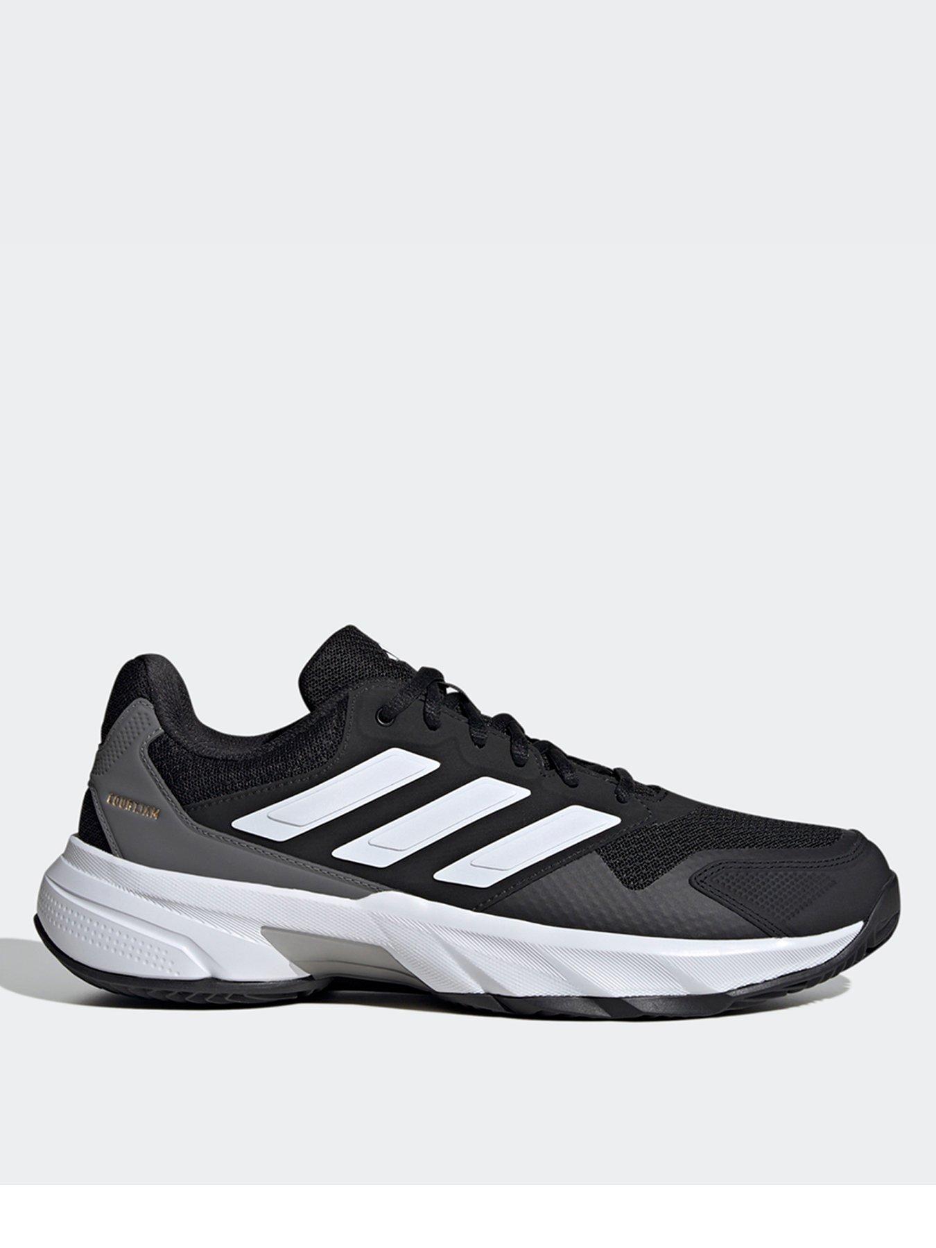 adidas Mens Tennis Courtjam Control 3 Shoe - Black