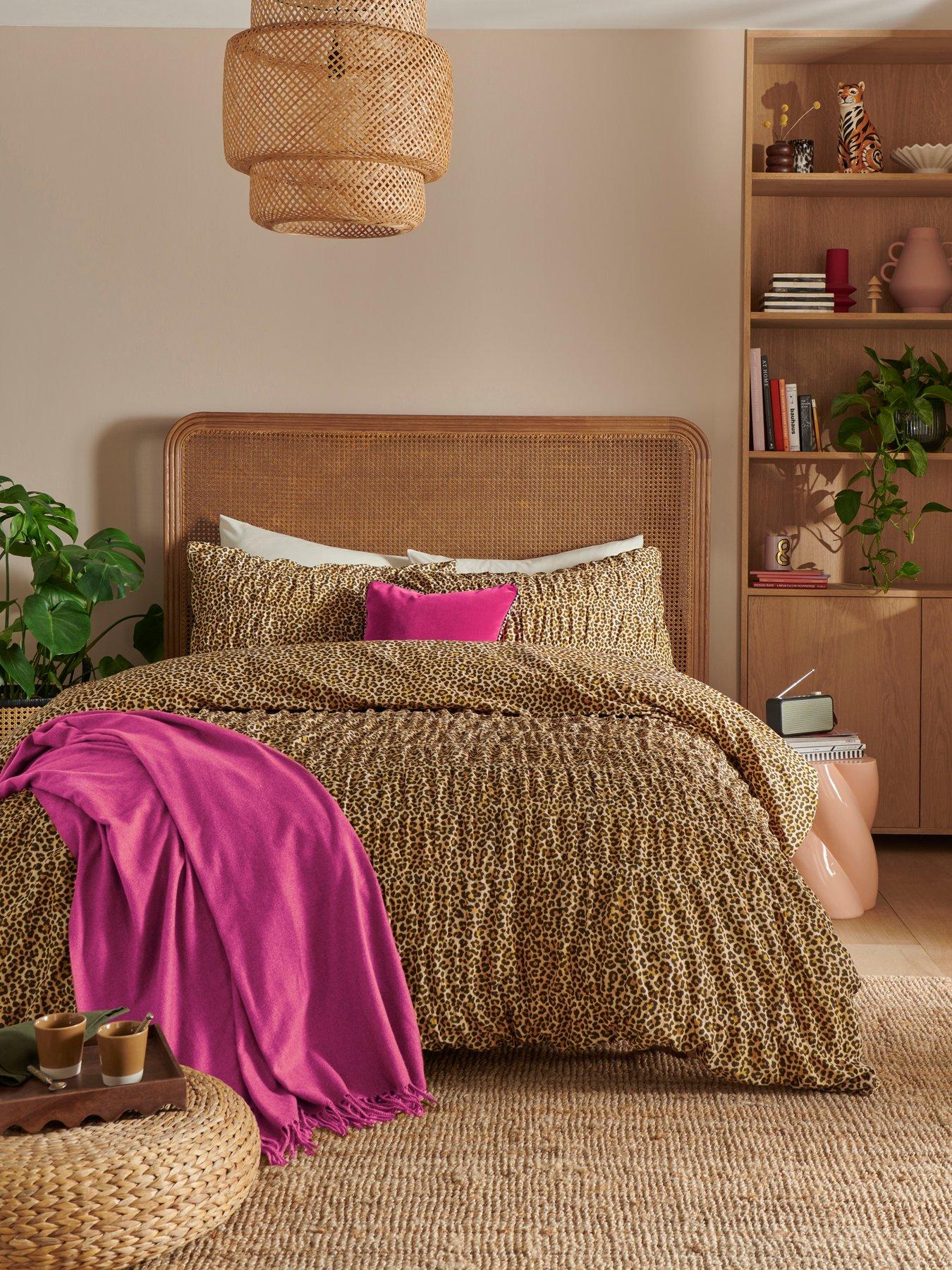 Copenhagen Home Leopard Duvet Cover Set - King