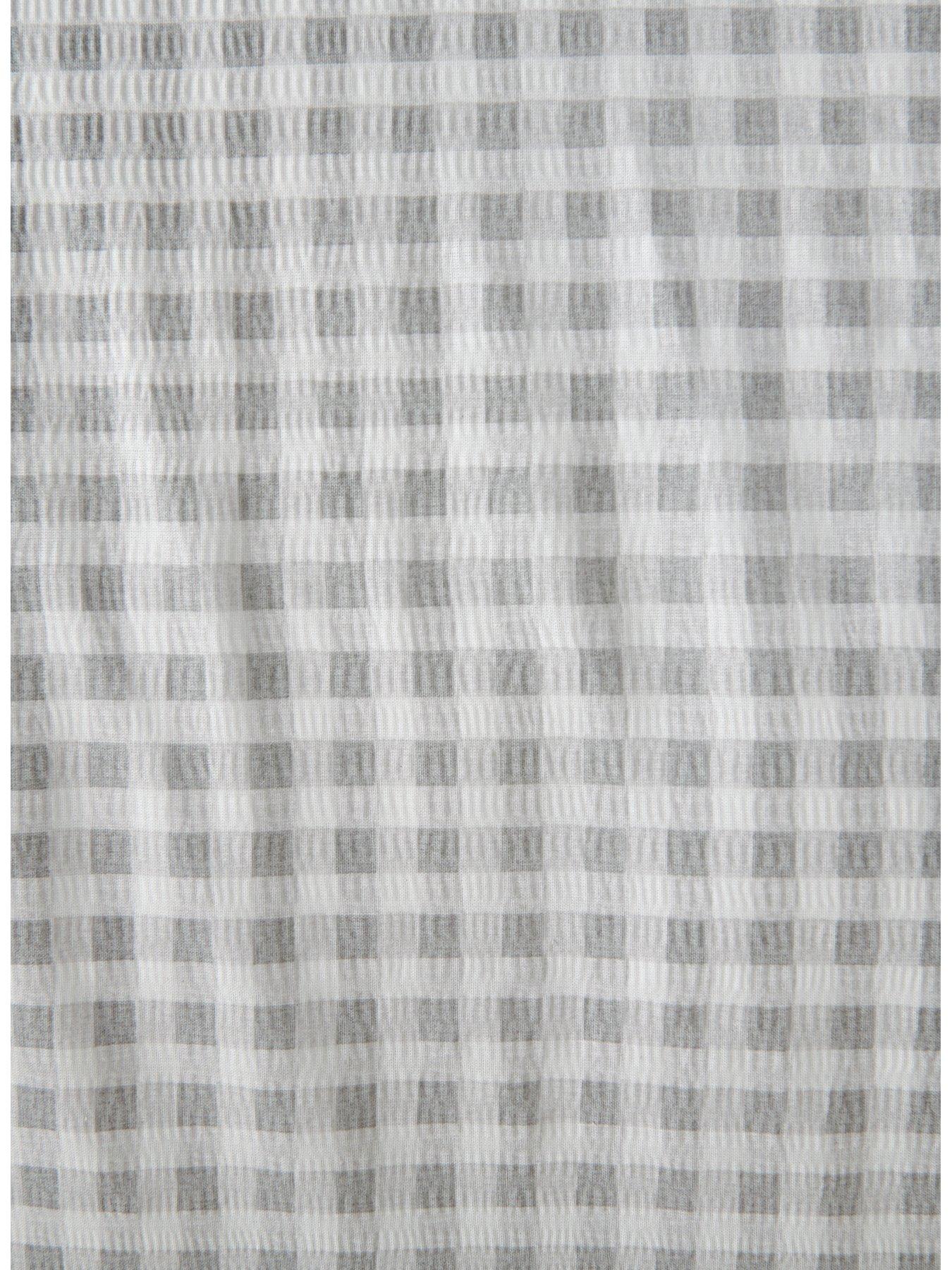 Image 4 of 4 of Copenhagen Home Gingham Charcoal Duvet Cover Set