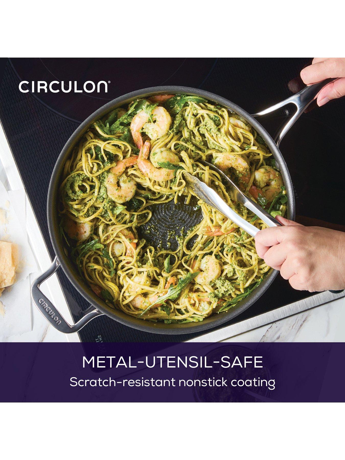 Image 6 of 8 of Circulon Clad Series Covered 30cm Saute With Helper Handle