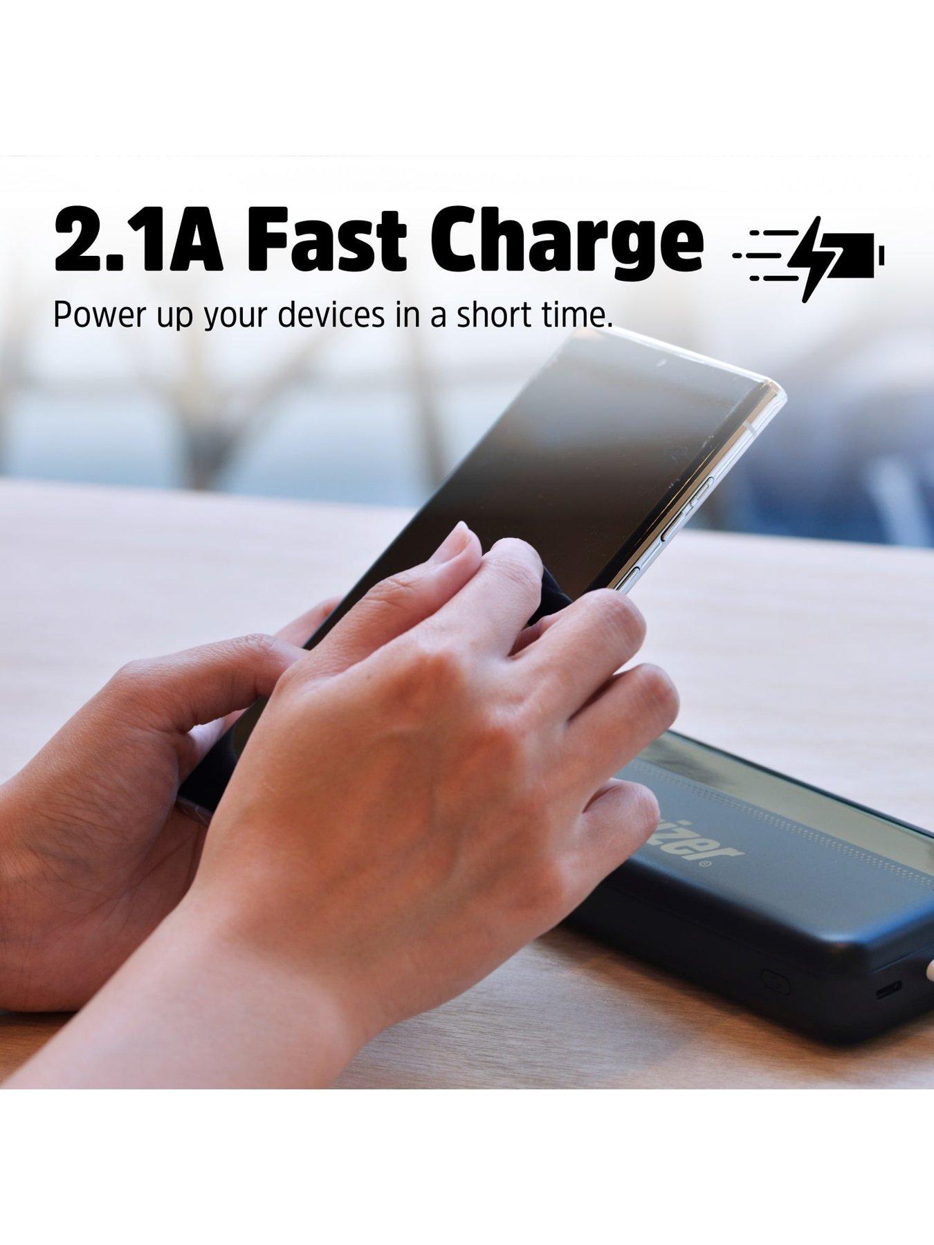 Image 5 of 7 of Energizer 20,000 mAh USB-C Power Bank UE20050CC -&nbsp;Black