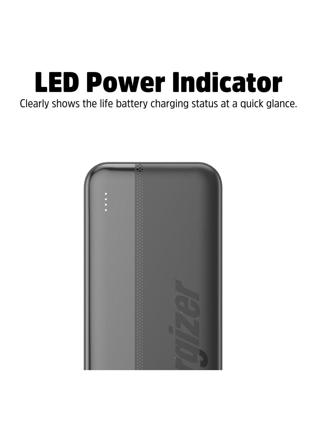 Image 6 of 7 of Energizer 20,000 mAh USB-C Power Bank UE20050CC -&nbsp;Black