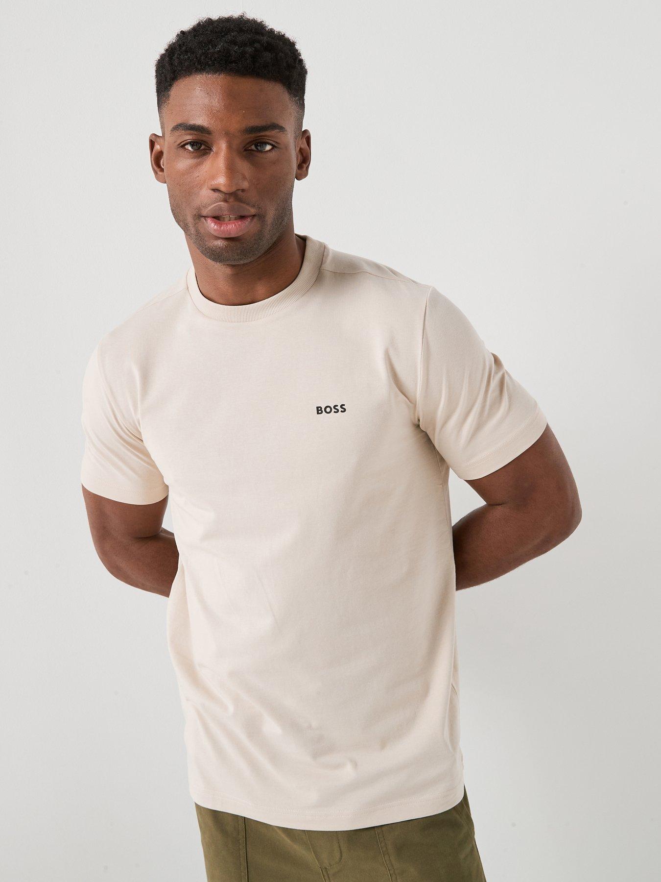 BOSS Boss Tee Regular Fit T-shirt - Beige