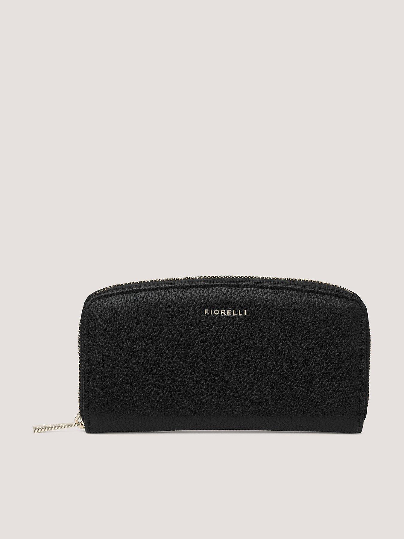 Fiorelli Benny Large Zip Around Purse - Black
