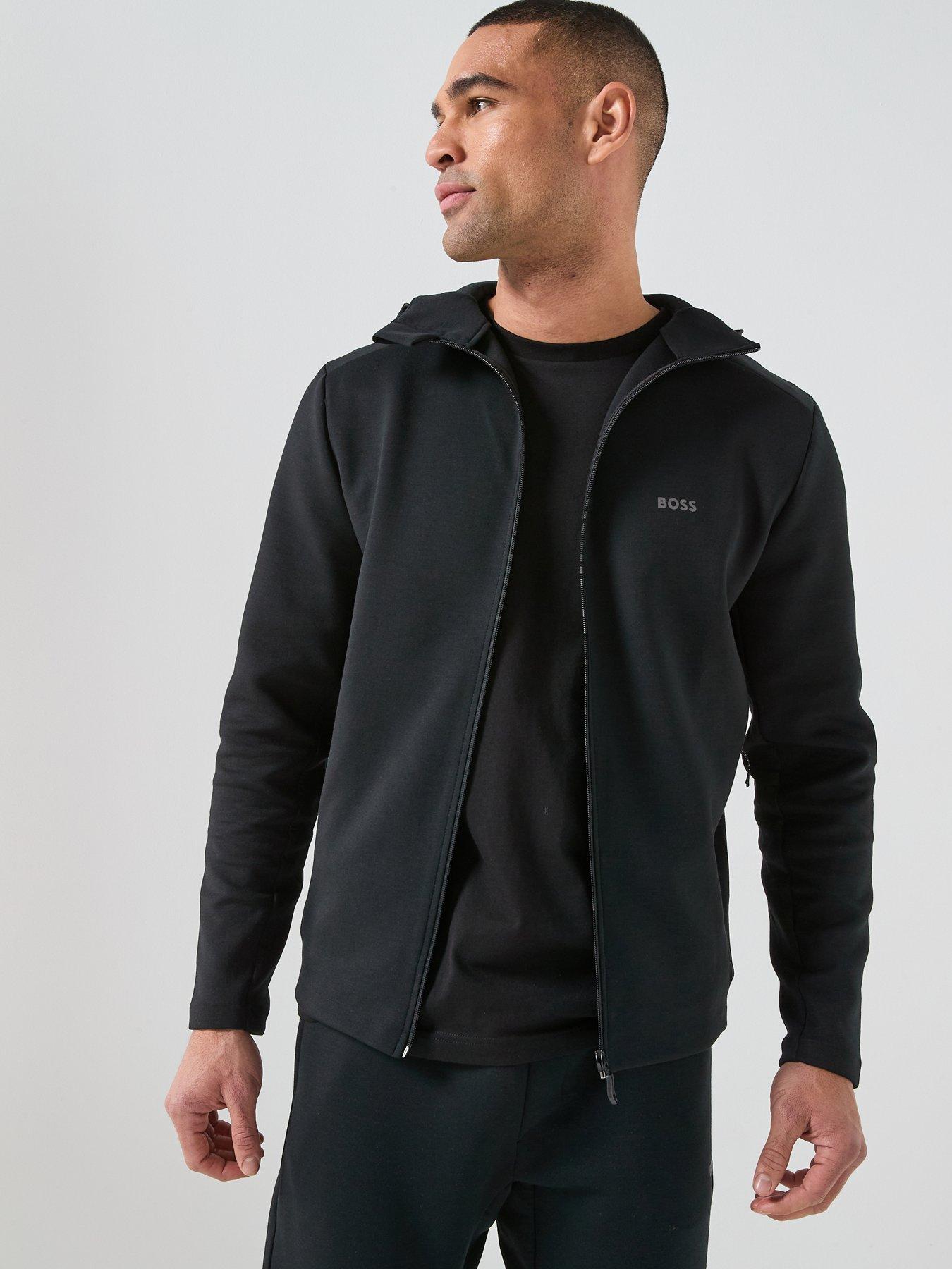 BOSS Boss Tour Hd Scuba Tech Full Zip Hoodie - Black