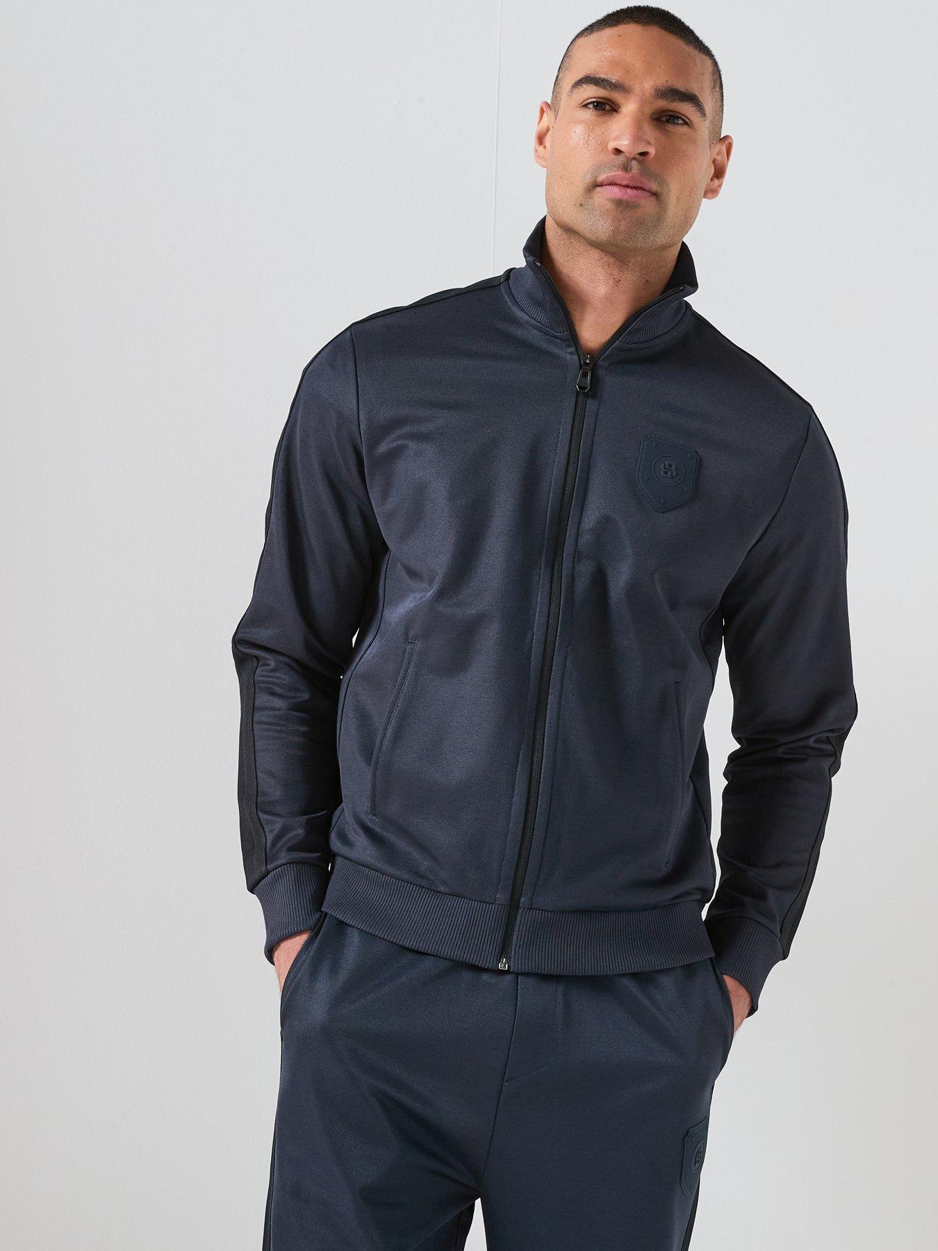 Boss Blokecore Lux Skarley Full Zip Sweat Top - Navy