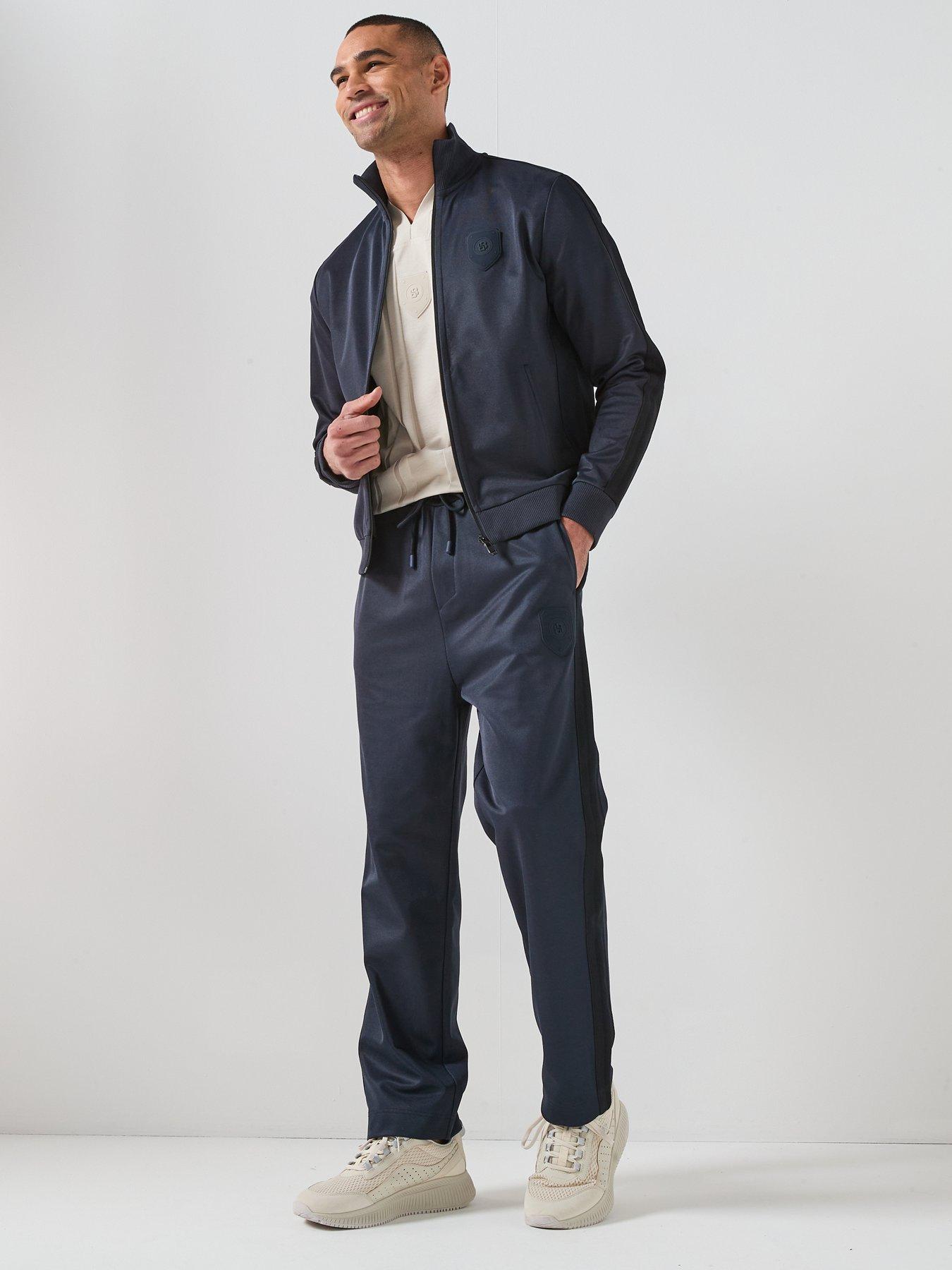 Image 3 of 6 of BOSS Boss Blokecore Lux Skarley Full Zip Sweat - Navy