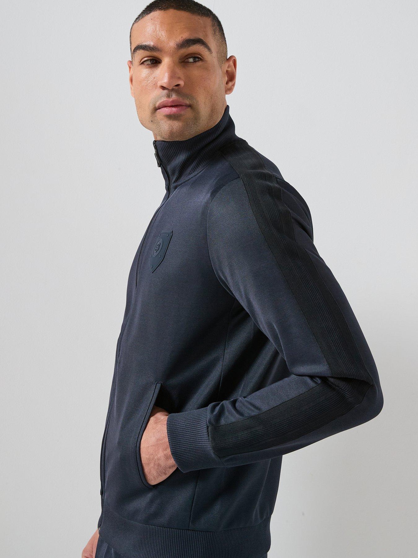 Image 6 of 6 of BOSS Boss Blokecore Lux Skarley Full Zip Sweat - Navy