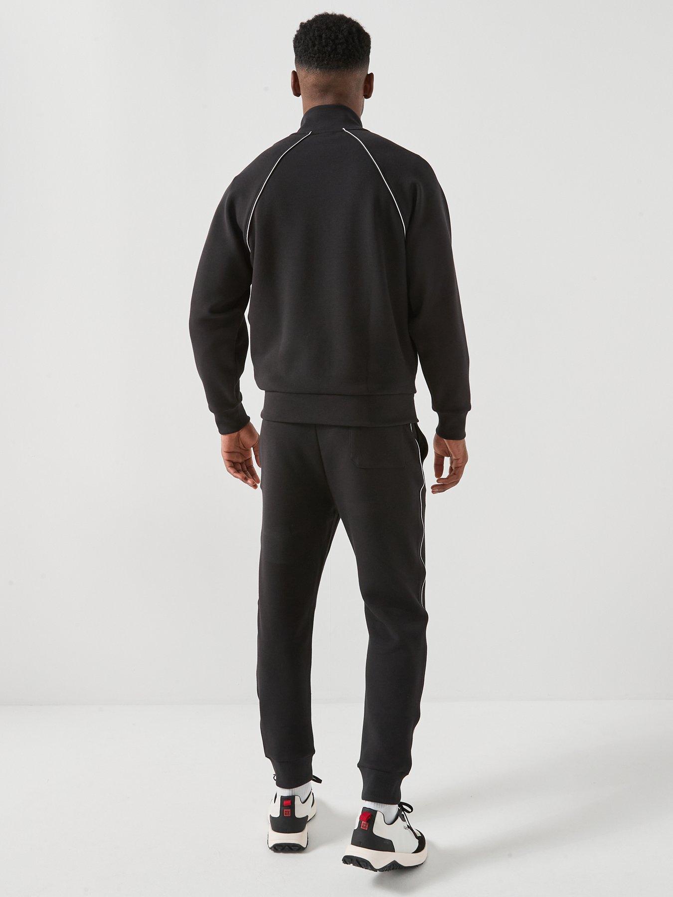 Image 2 of 6 of BOSS Tracksuit Full Zip Sweat Set - Black