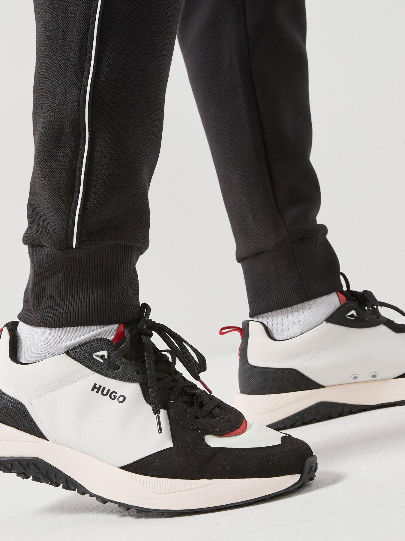 Image 4 of 6 of BOSS Tracksuit Full Zip Sweat Set - Black