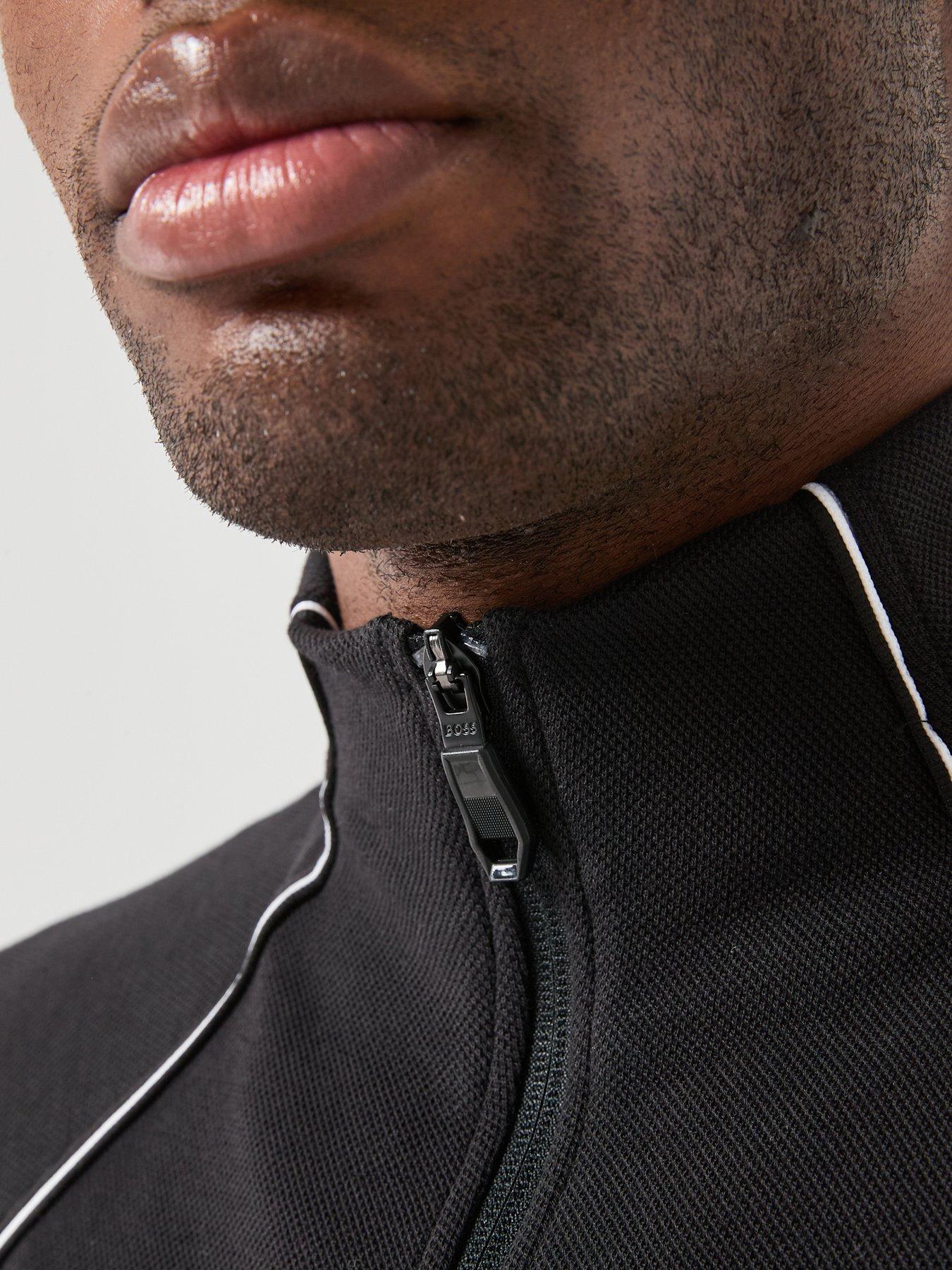 Image 5 of 6 of BOSS Tracksuit Full Zip Sweat Set - Black