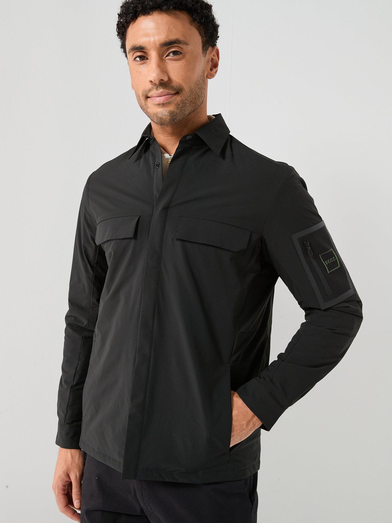 BOSS St_Tour Padded Overshirt - Black