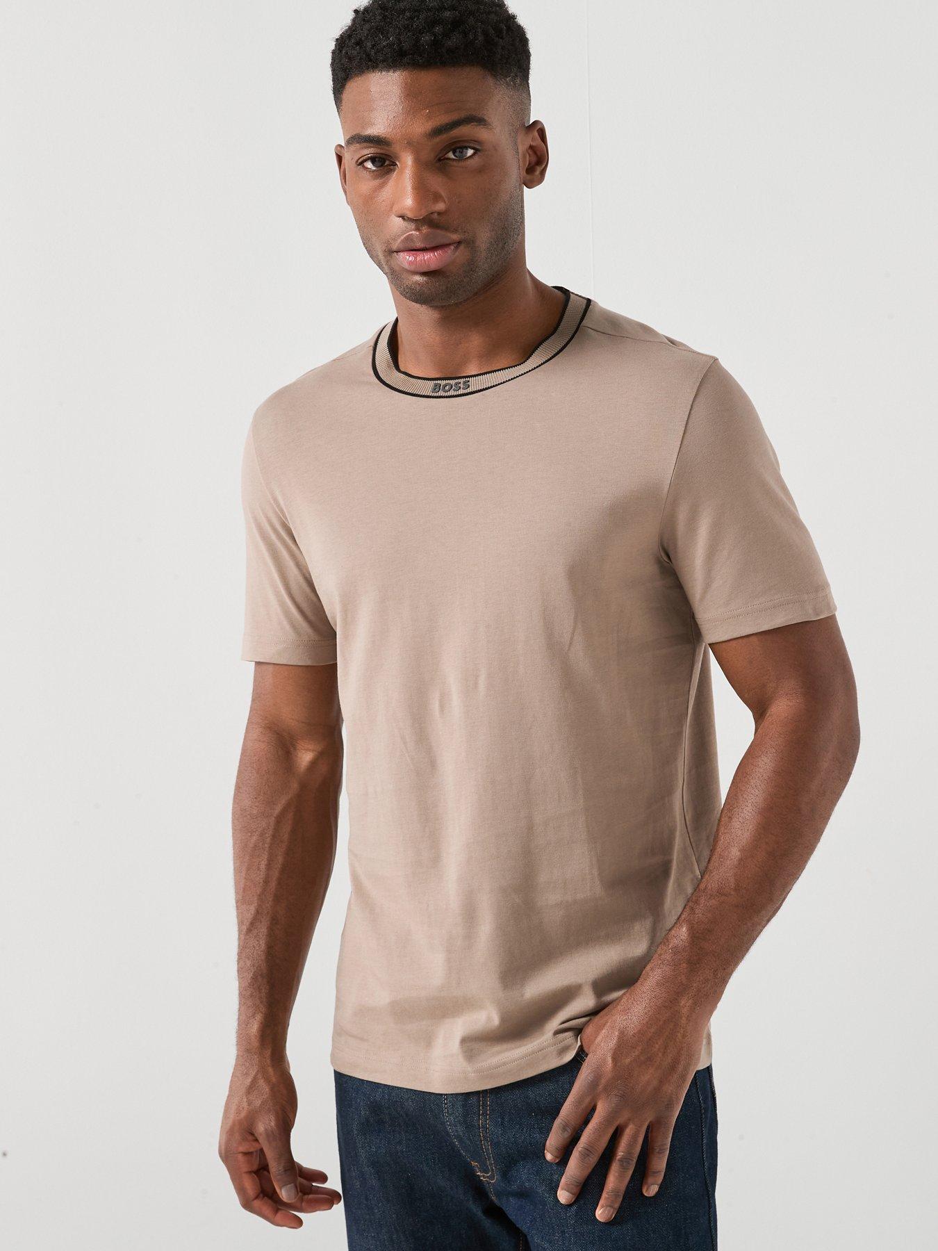 BOSS Tipped Collar T-Shirt - Green