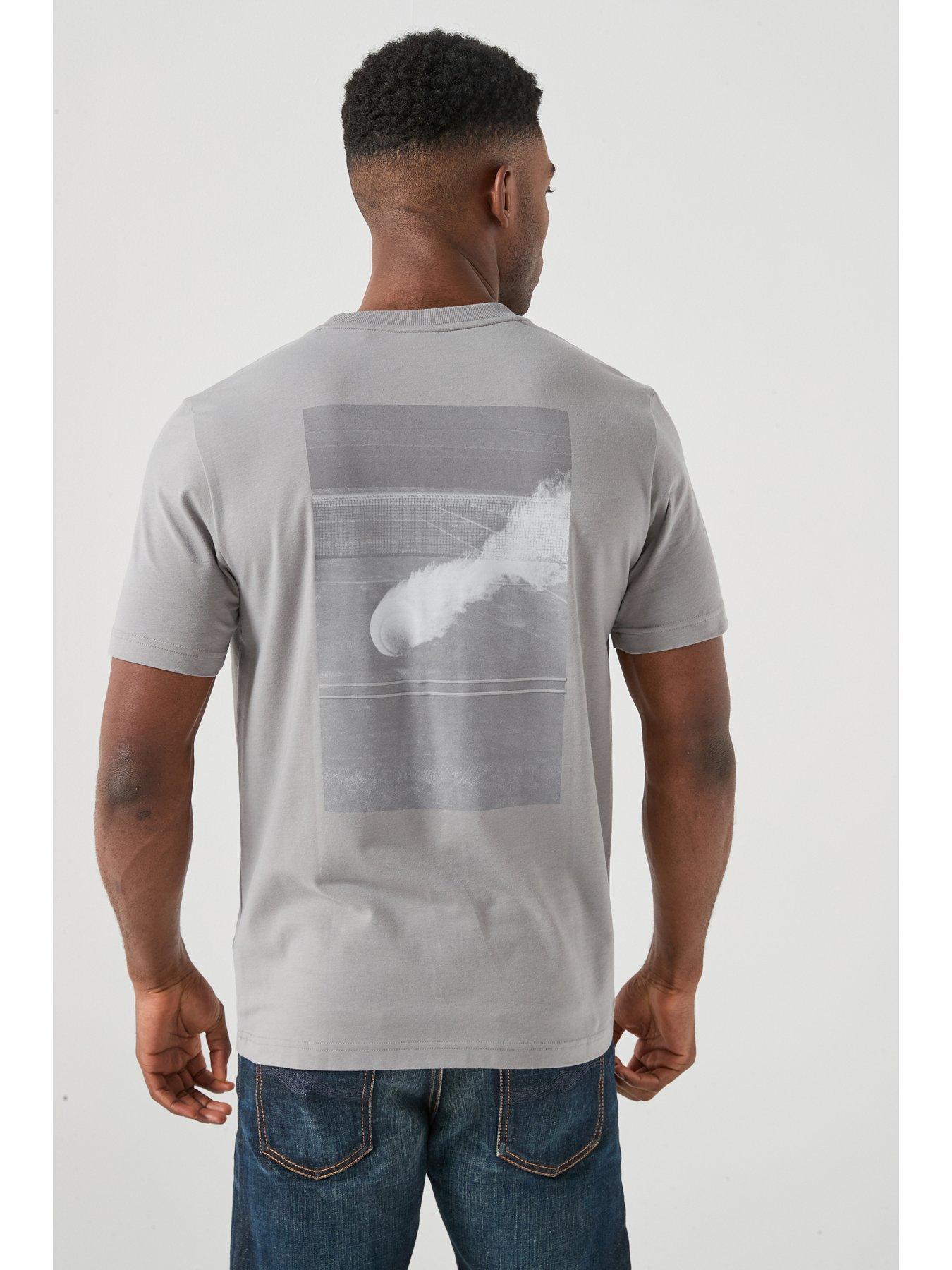 BOSS Join Grx Back Print T-Shirt - Grey